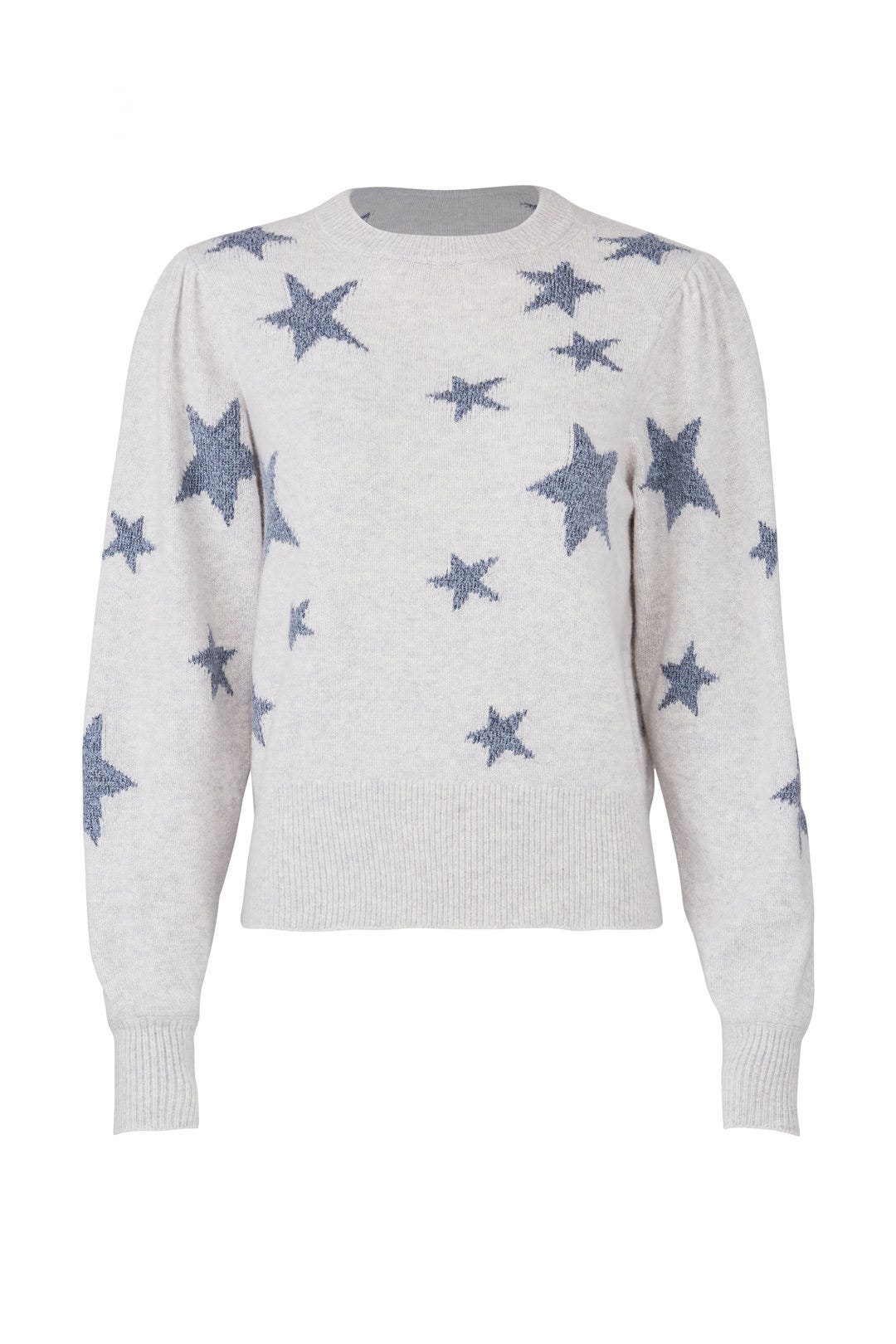 Star Intarsia Sweater by Rebecca Taylor NYC 3