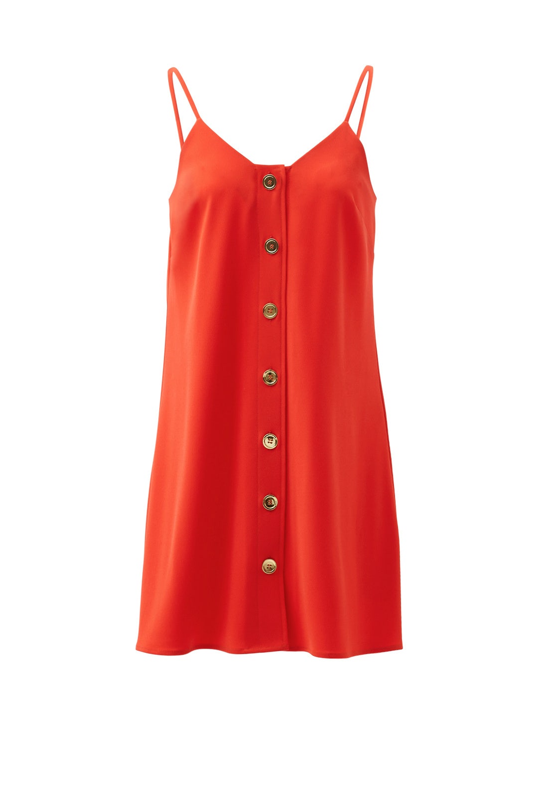 Red Golden Shift Dress by Amanda Uprichard 3