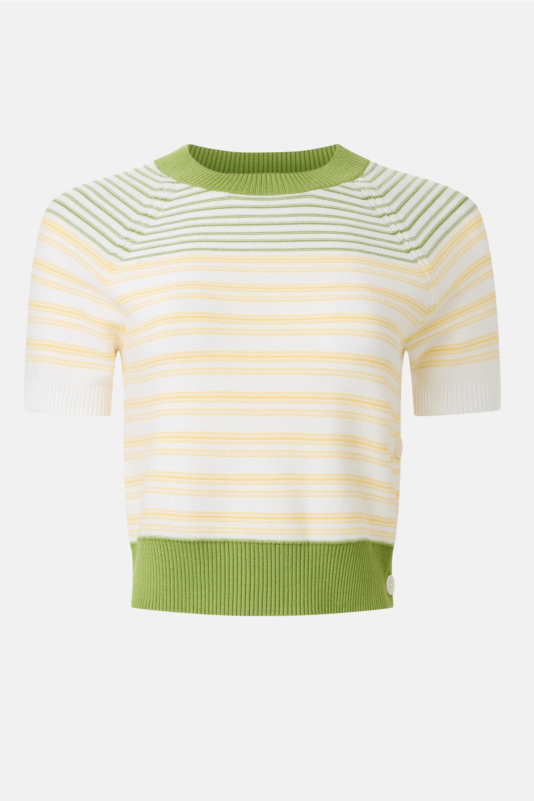 Button Detail Short Sleeve Knit by Derek Lam 10 Crosby x RTR