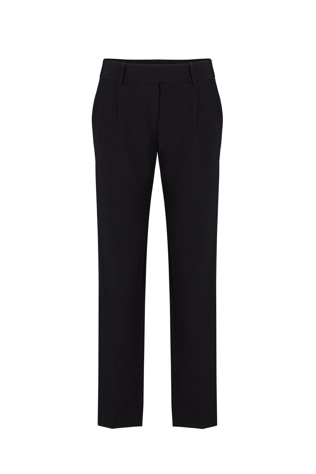 Black Italian Cady Sequin Tuxedo Pants by Milly 3