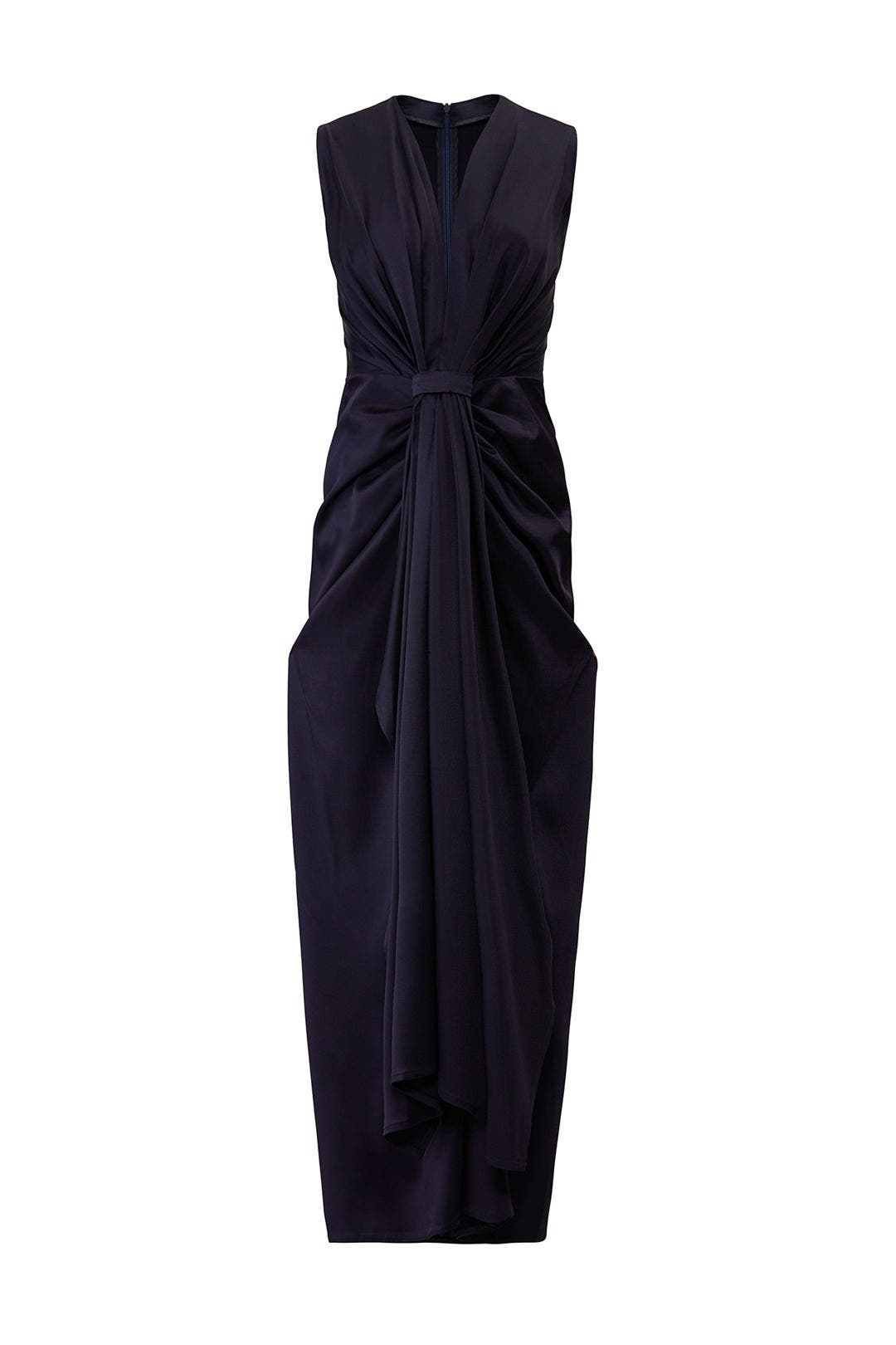 Draped Plunge Gown by Sid Neigum 3