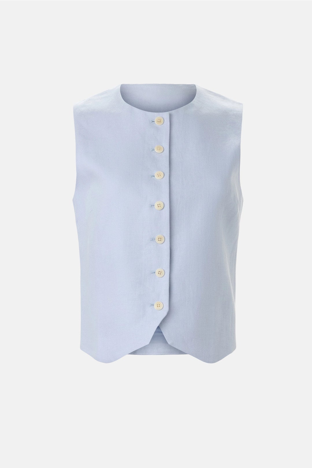 High-Neck Button Waistcoat by Argent 4