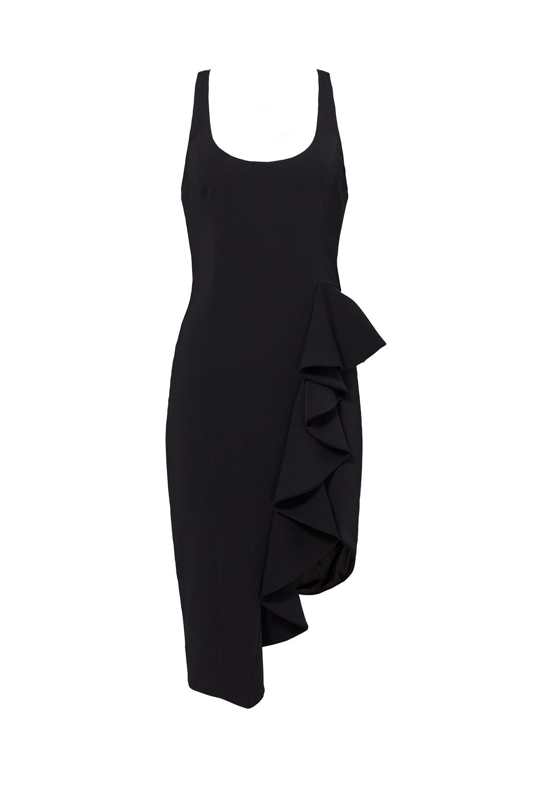 Black Mannix Ruffle Dress by Jay Godfrey 3