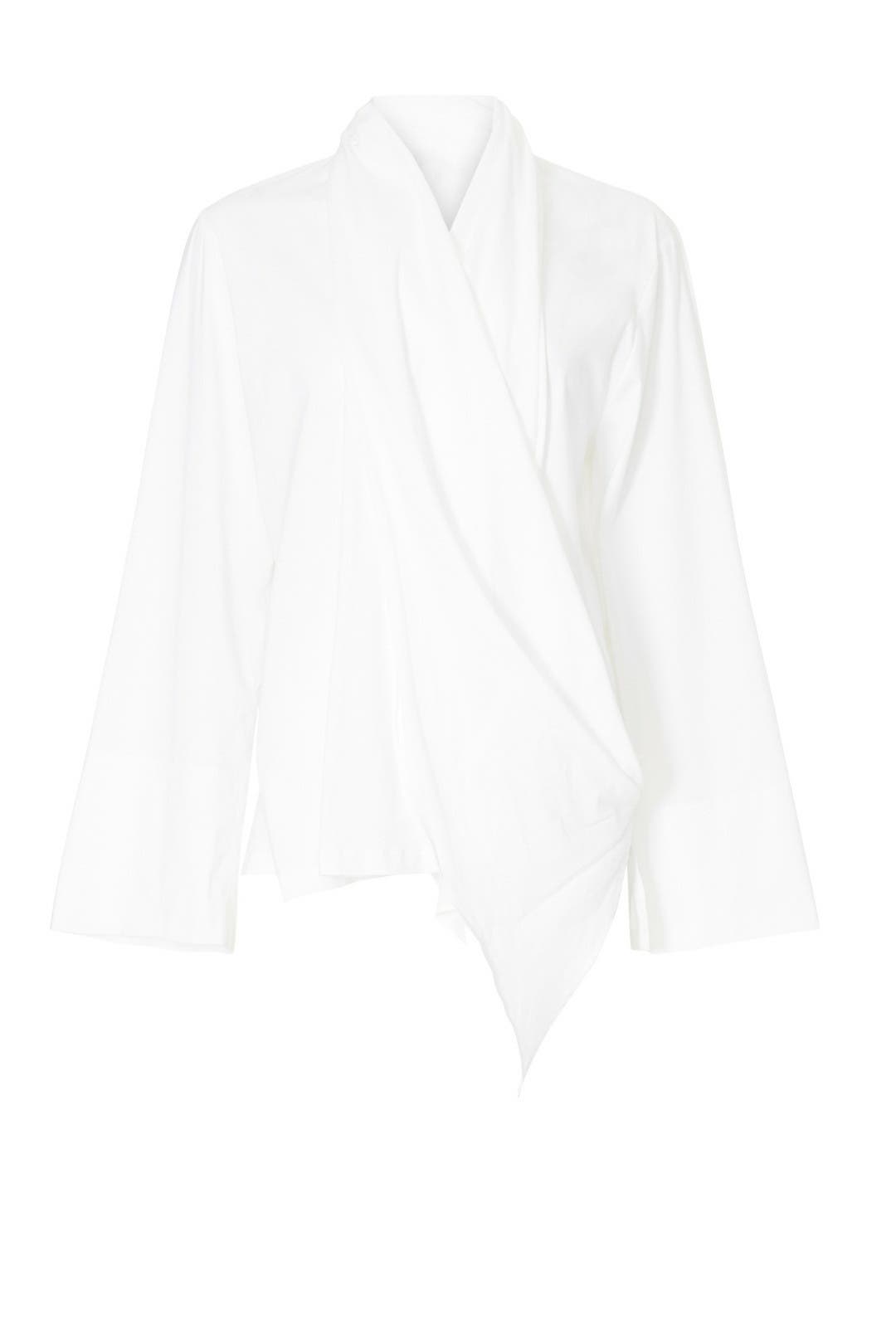 Cotton Wrap Shirt by Mossi for 60 Rent the Runway