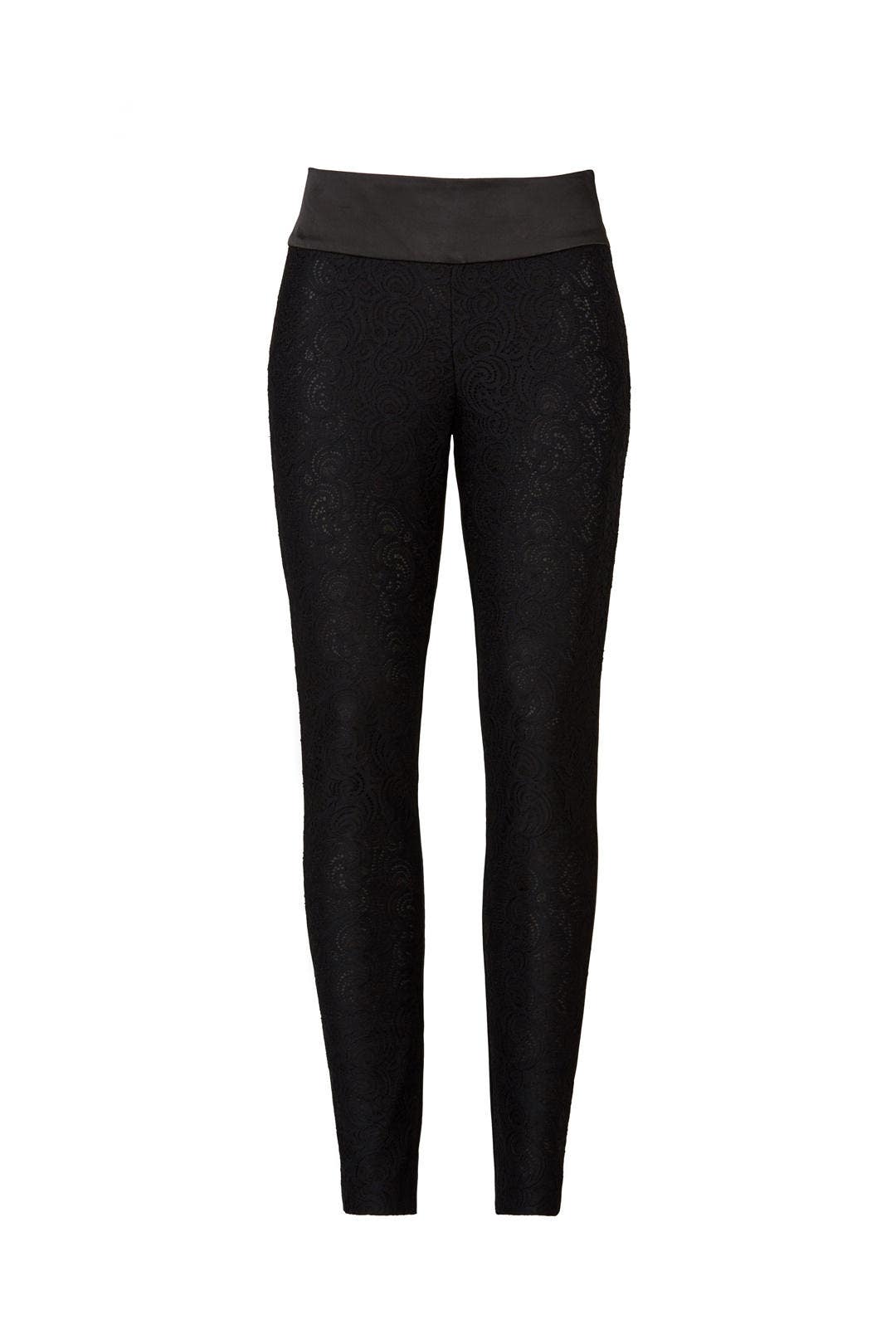 Black Lace Leggings by Nicole Miller 3