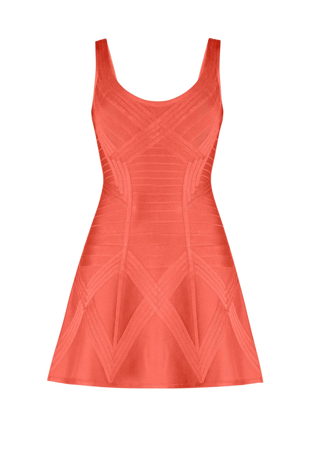Herve leger orange dress sales