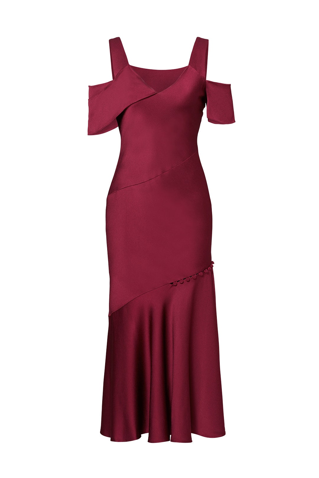 Plum Smooth Drape Dress by Prabal Gurung 3