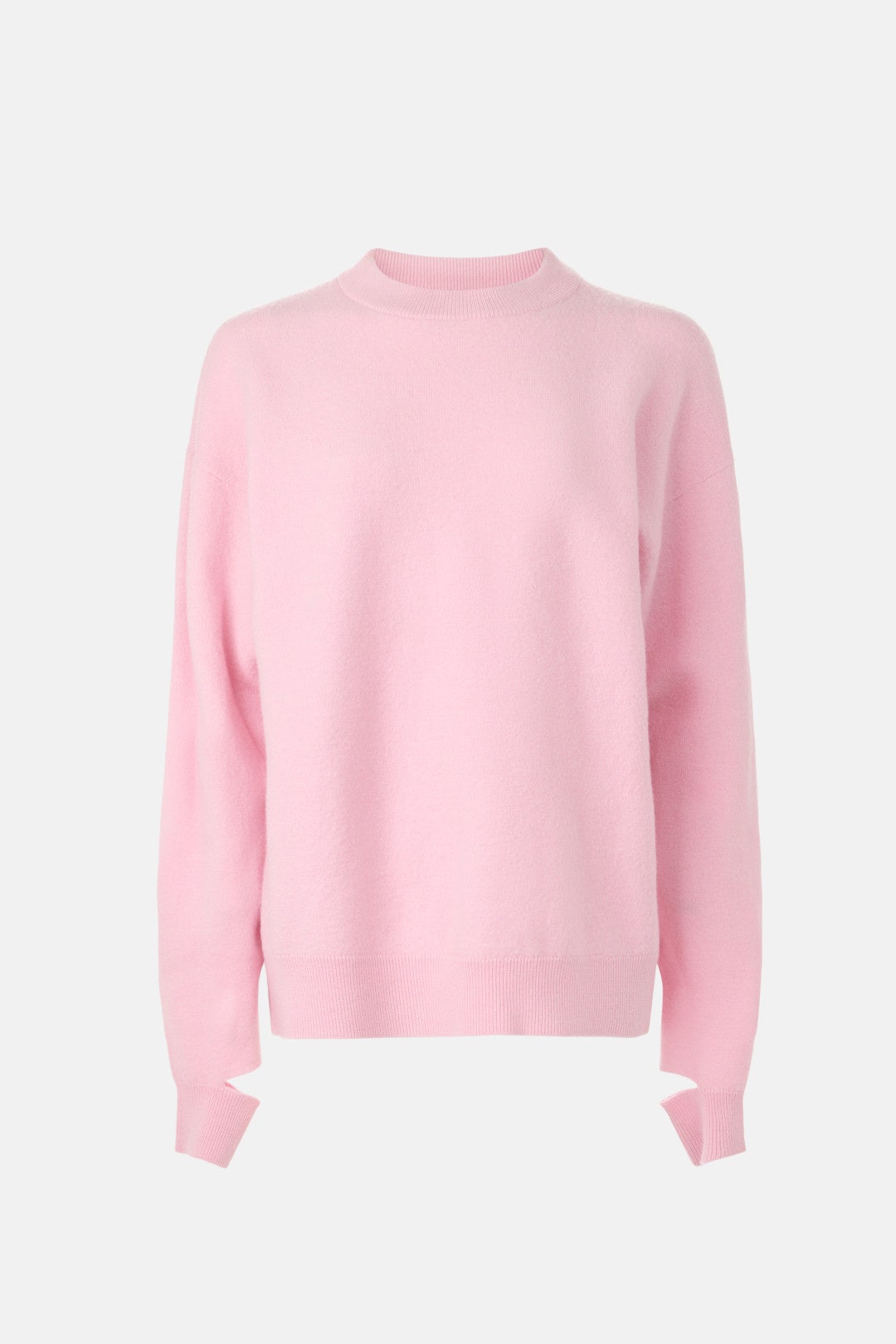 Boiled Wool Crewneck Easy Pullover by Tibi 4