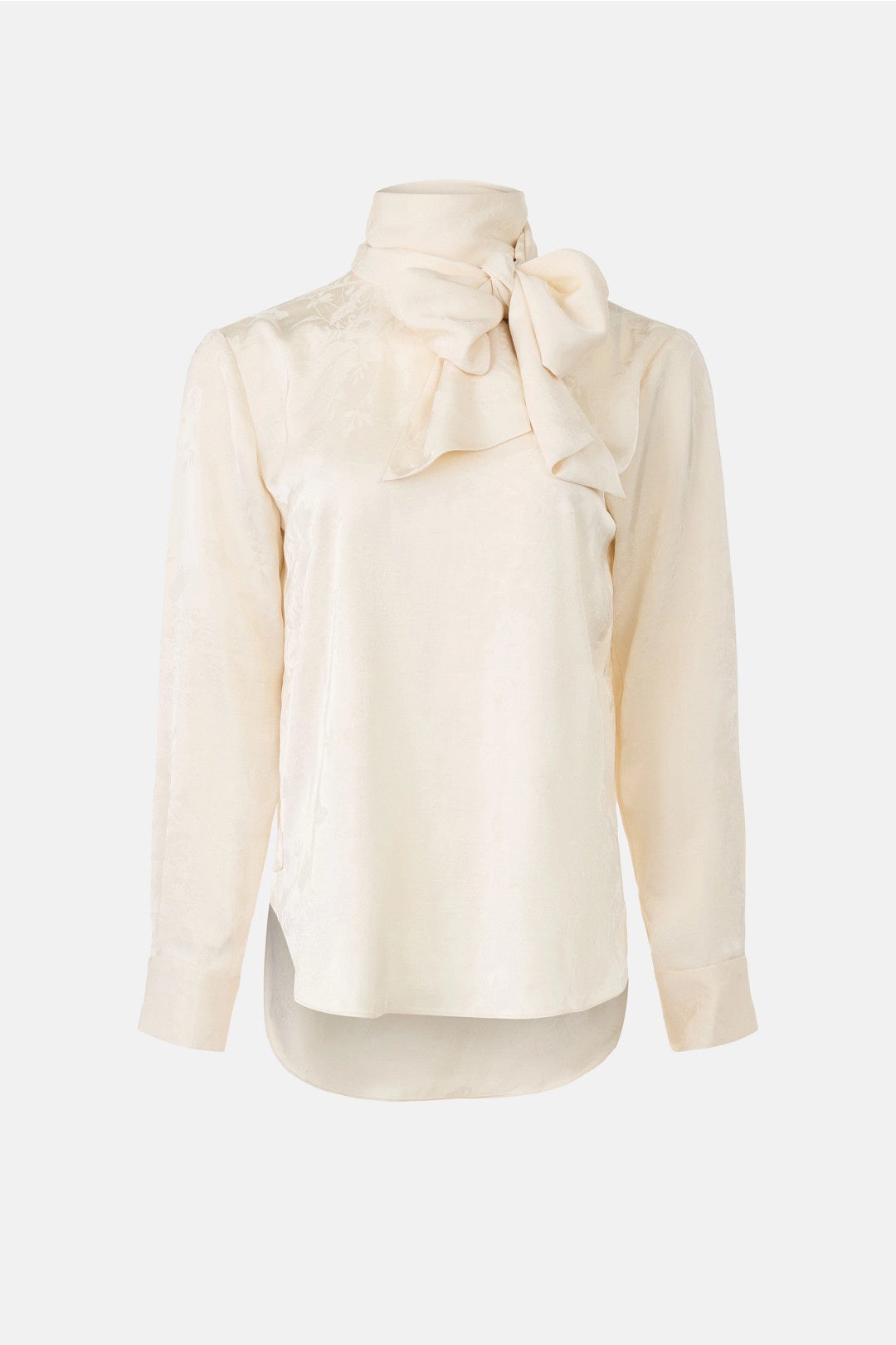 Jacquard Bow Neck Blouse by Adam Lippes x RTR 4