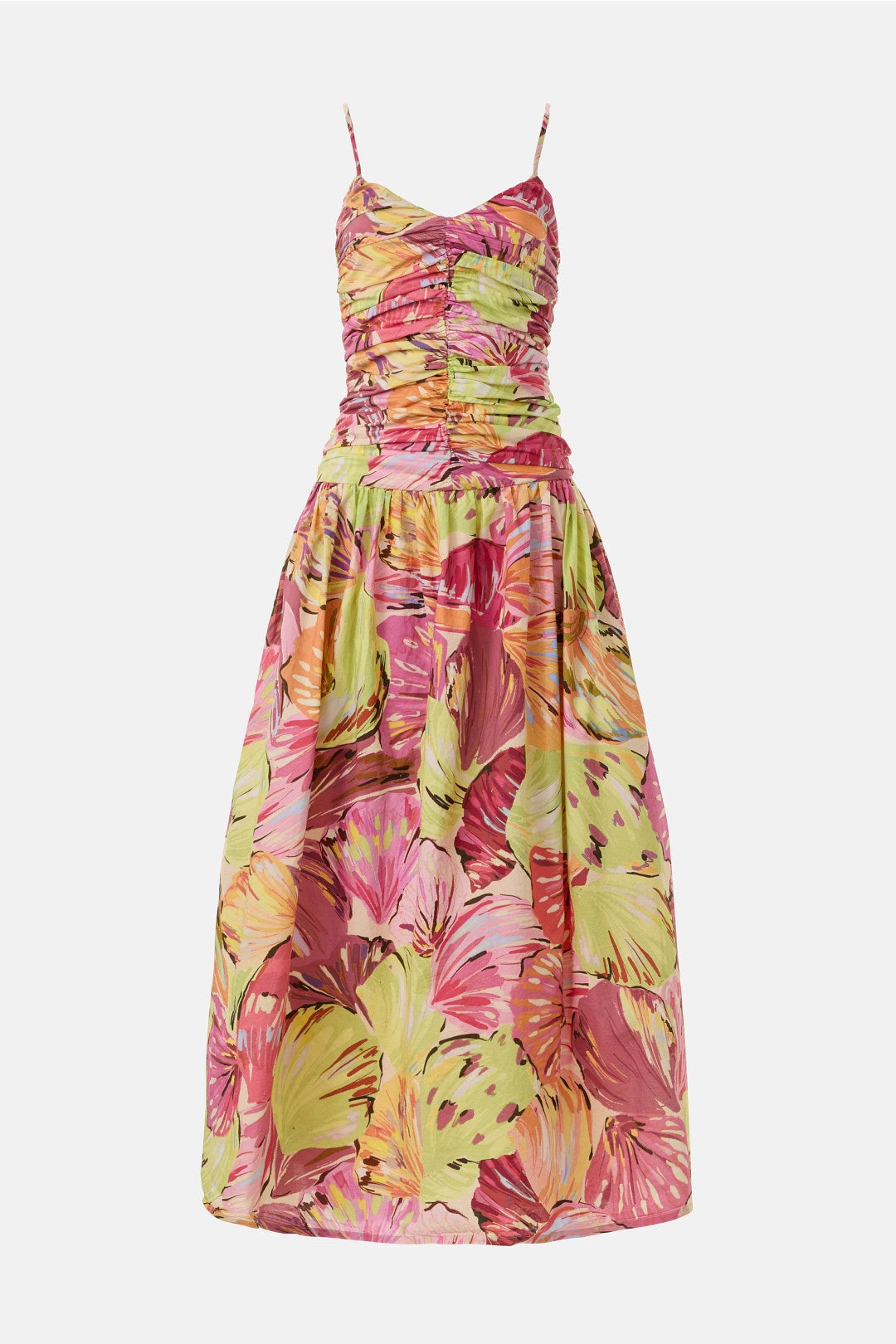 Tropical Floral Printed Maxi Dress by Jewel x Badgley Mischka