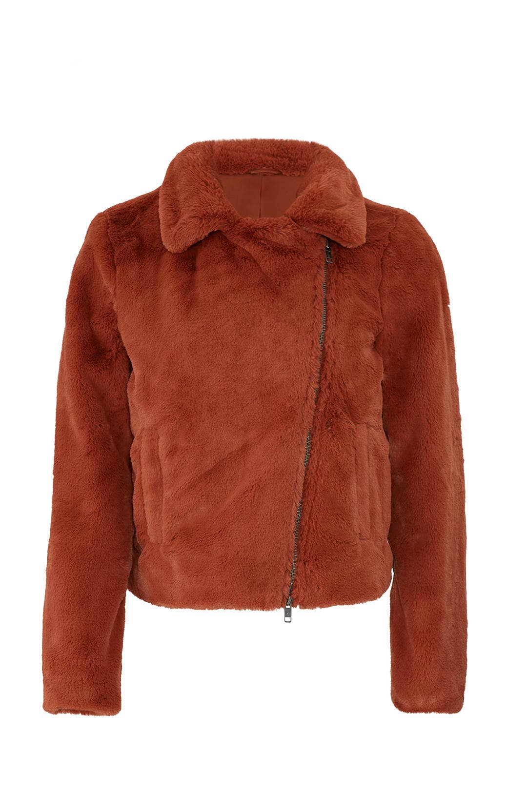 Rust Henderson Faux Fur Jacket by Rebecca Minkoff 3