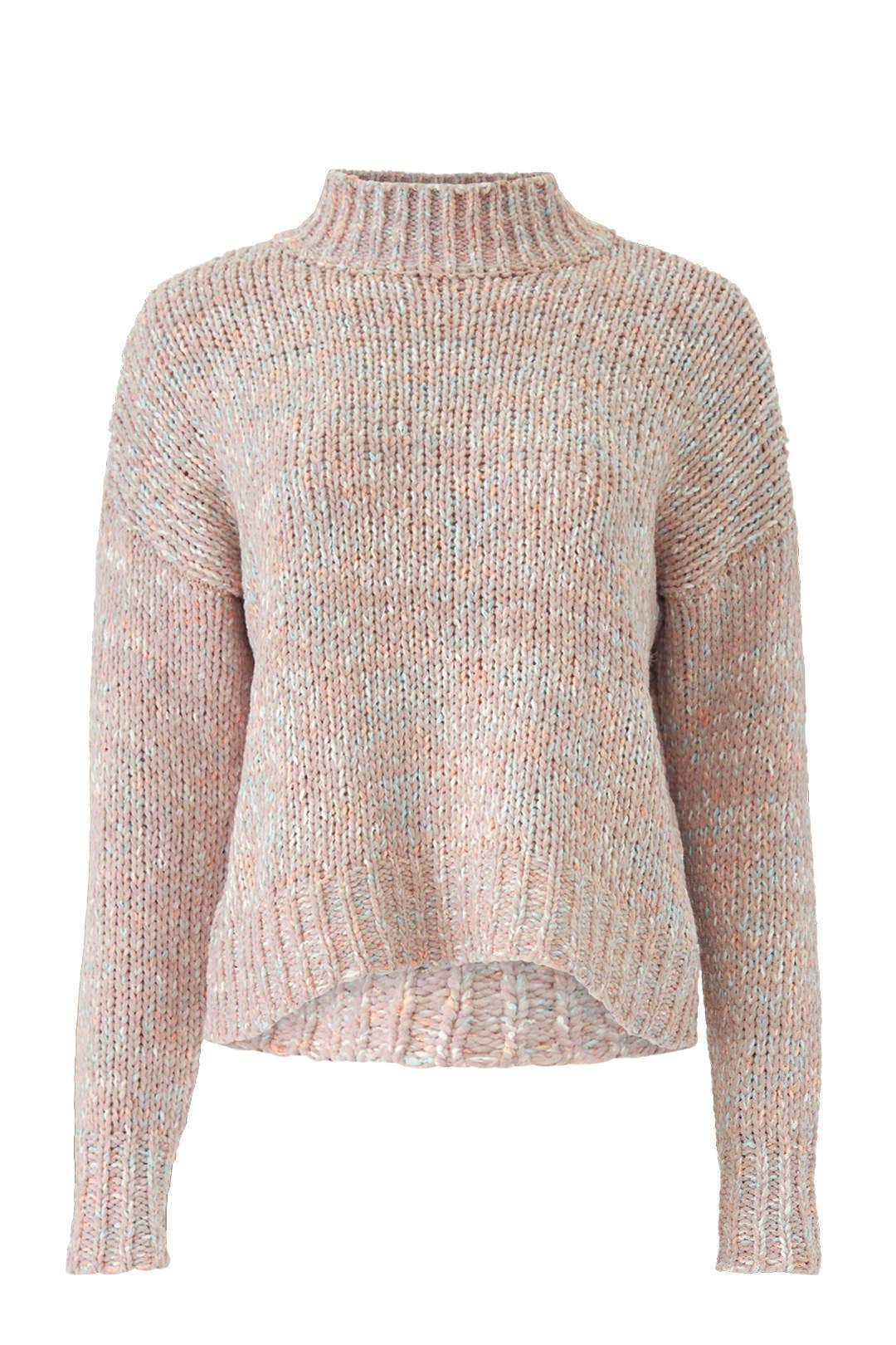 Nude High Neck Sweater by Slate & Willow 3