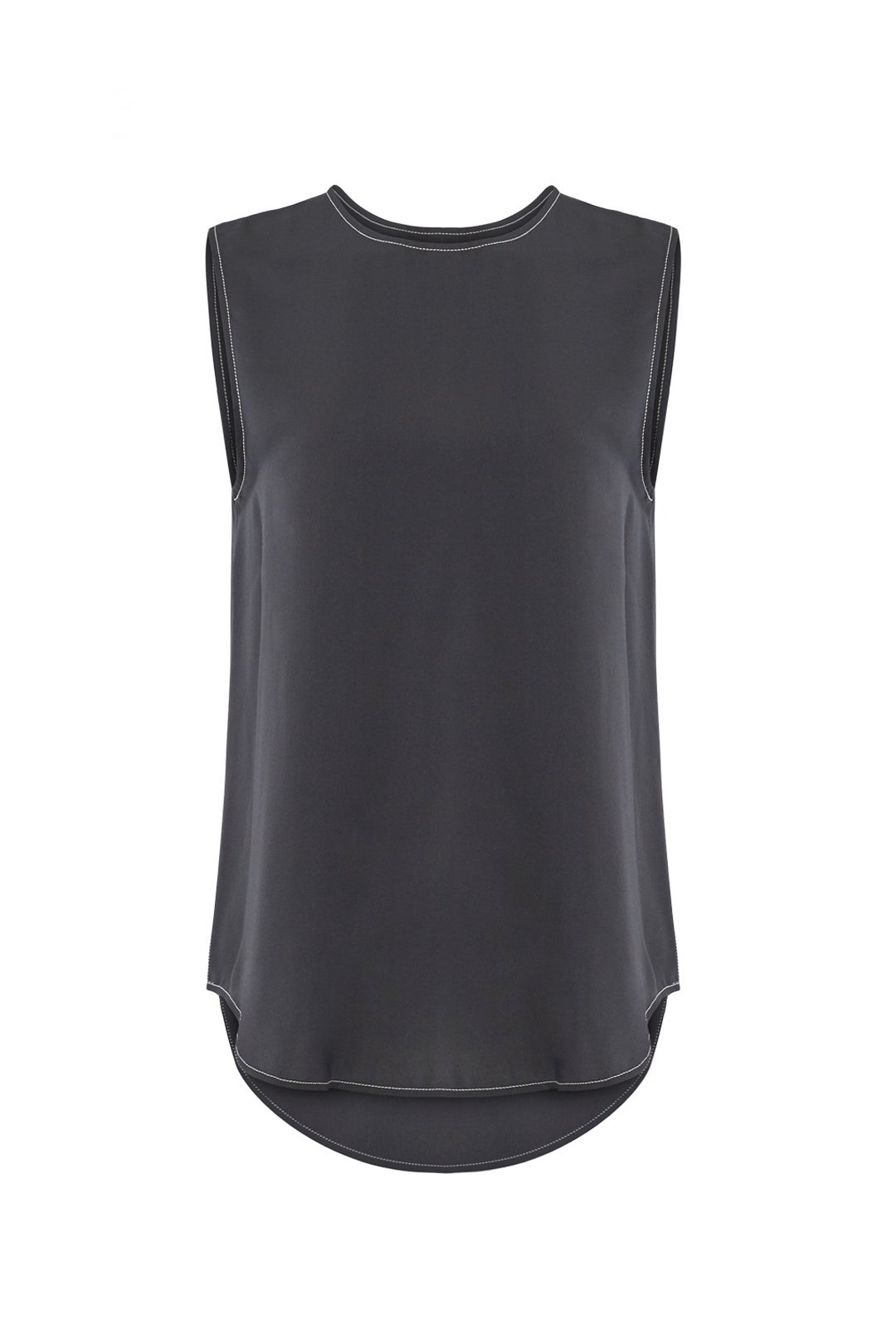 Dark Slate Melana Top by Theory