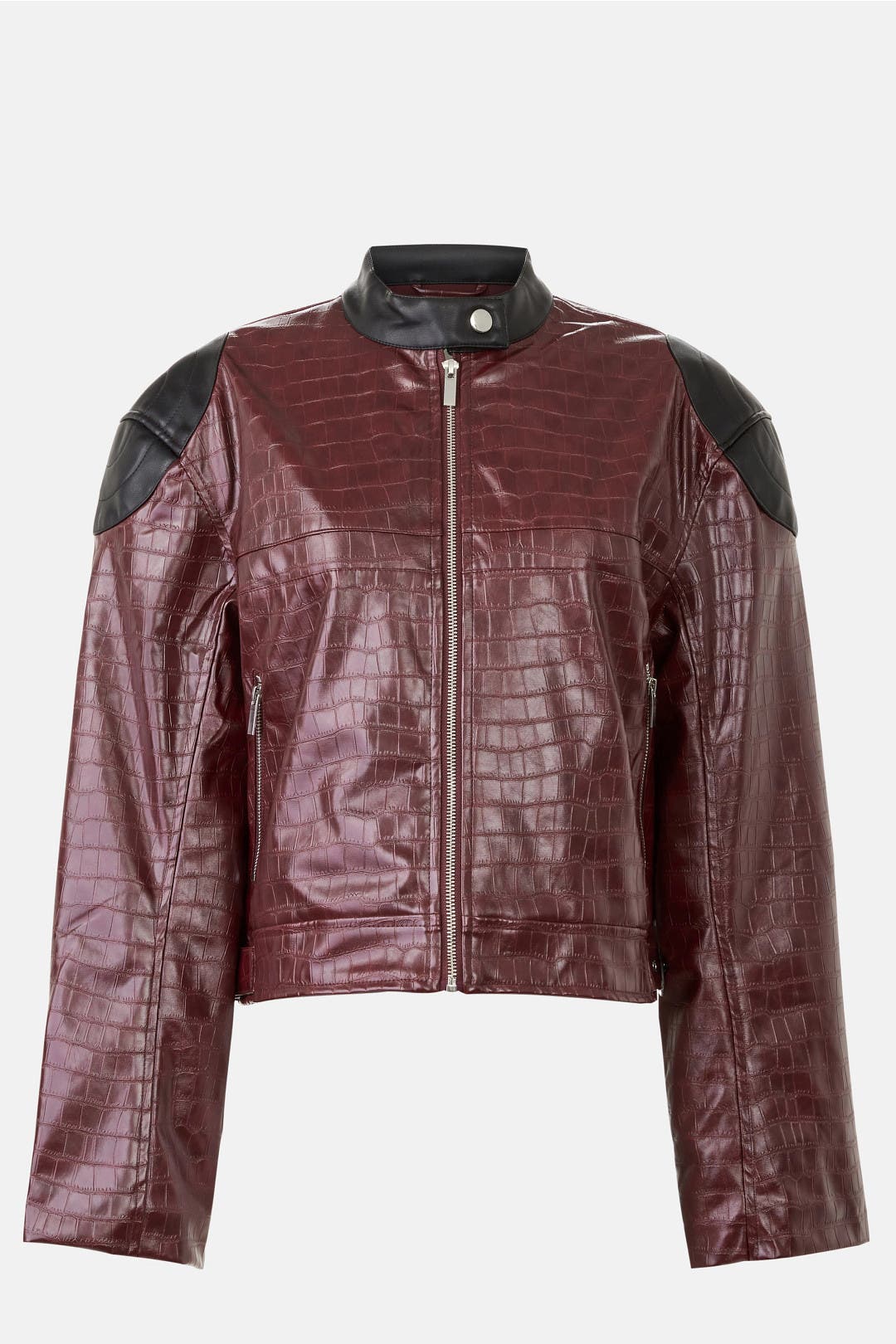 Cropped Biker Jacket by WEWOREWHAT | Rent the Runway
