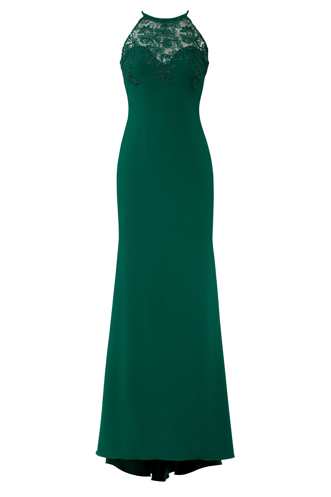 Emerald Lace Tyler Gown by Badgley Mischka 3