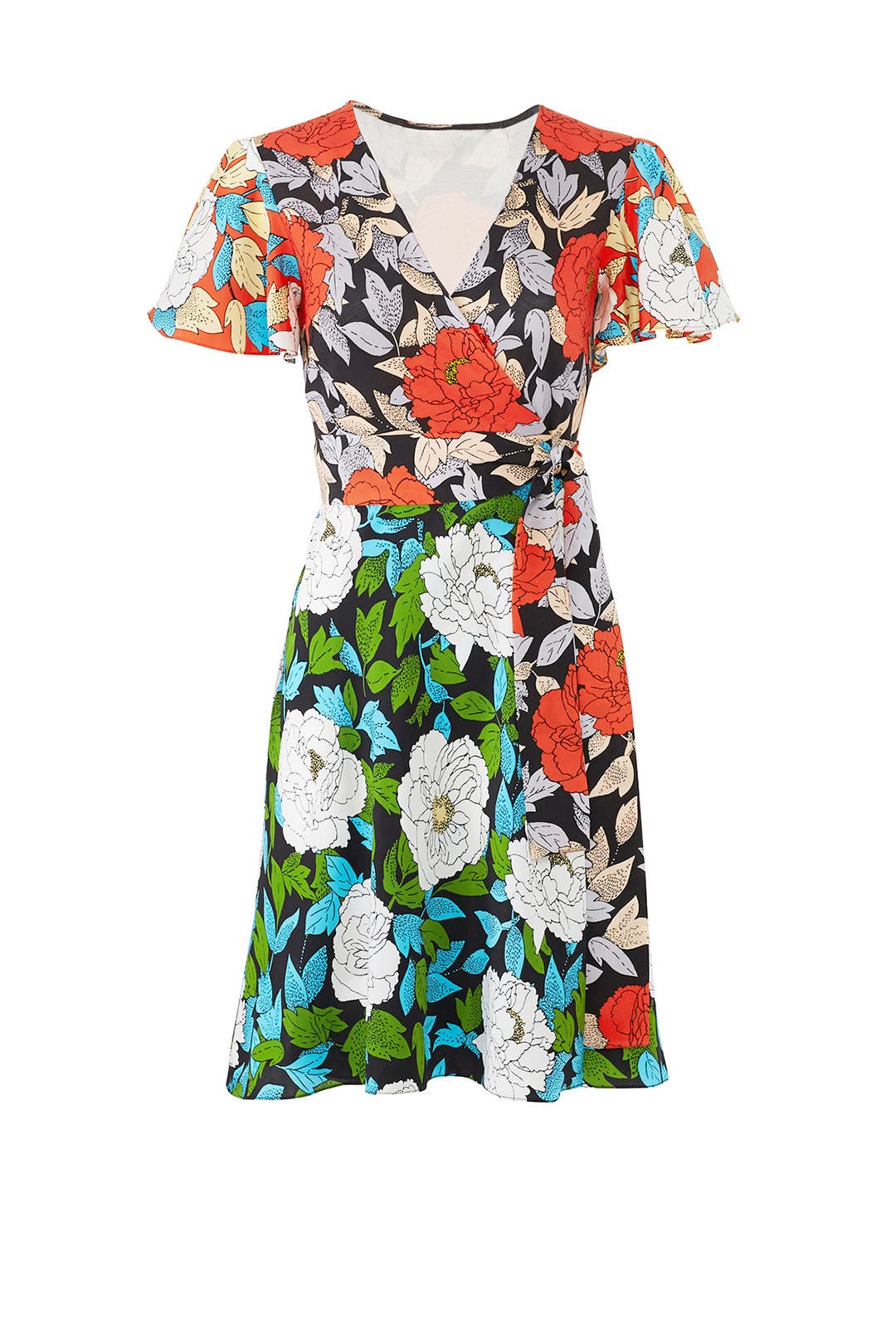 Boswell Flutter Wrap Dress by Diane von Furstenberg | Rent