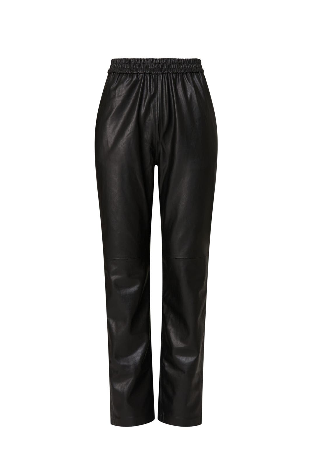マークアンドロナ Alma Faux Leather Joggers サイズ46