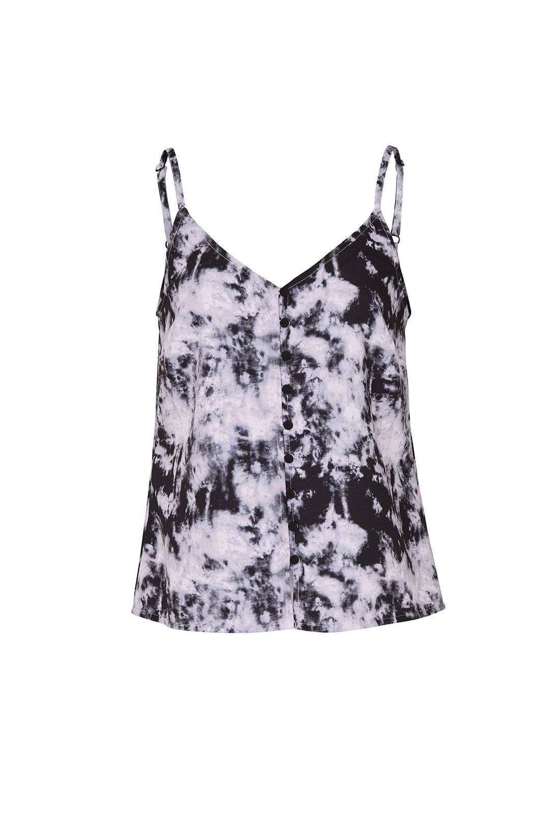 Tie Dye Button Front Tank by Sanctuary