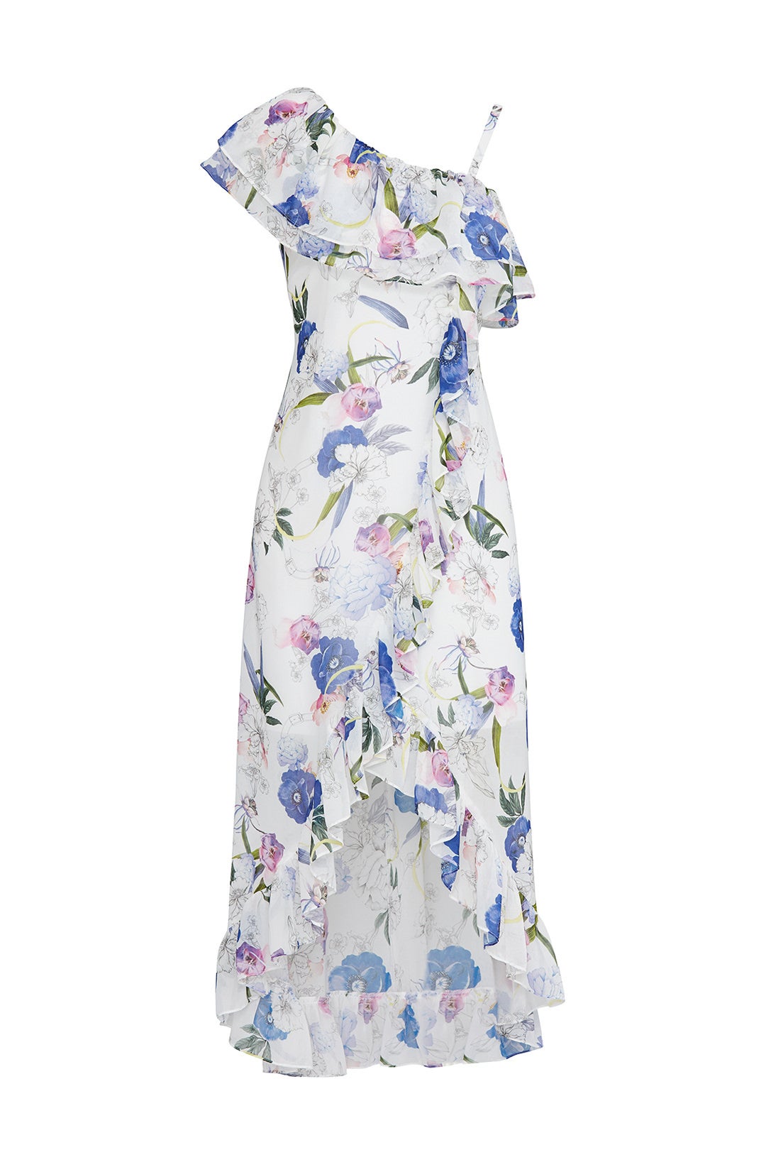Ruffled Floral Dress by Slate & Willow