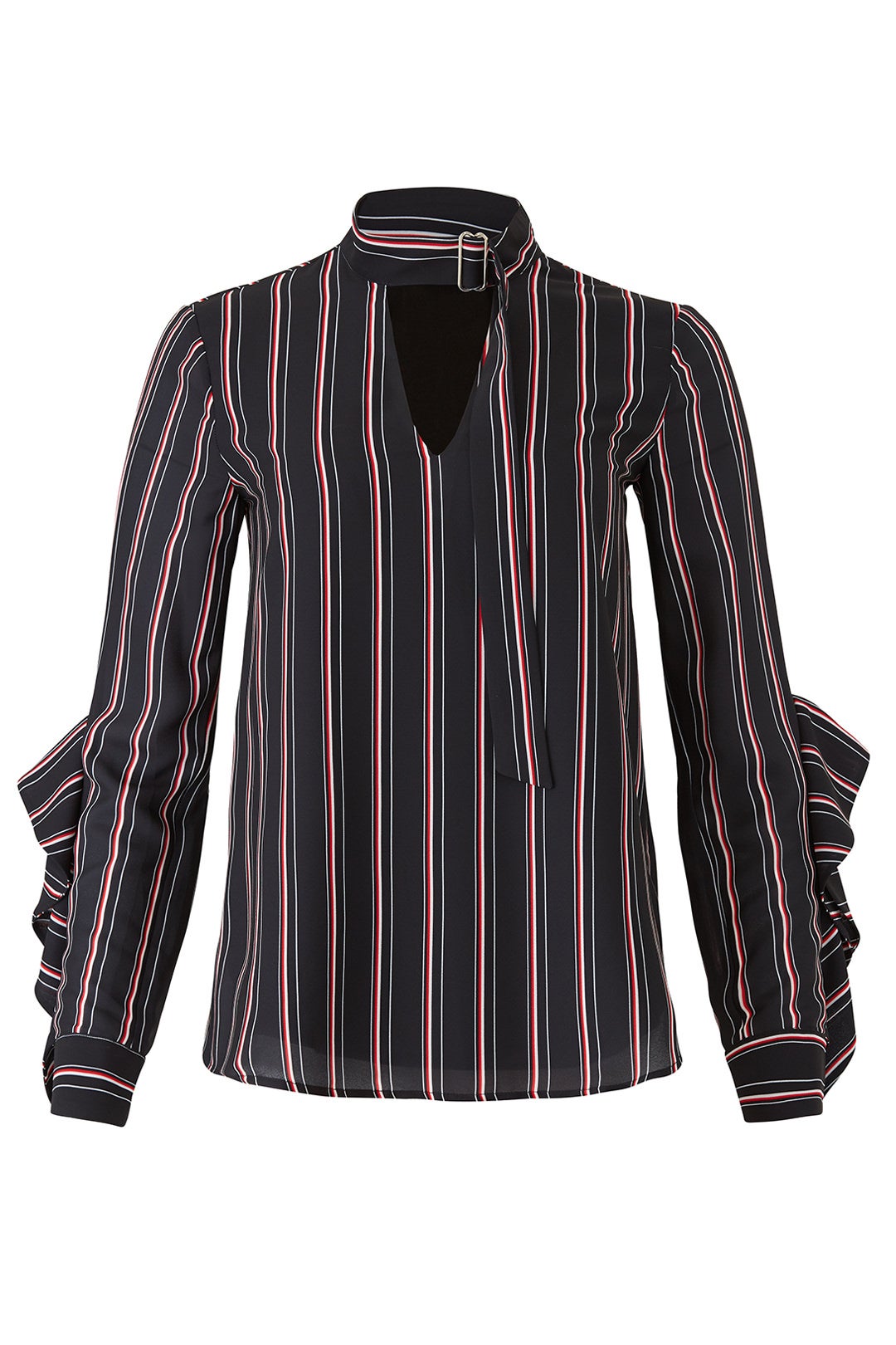 Kipling Woven Striped Blouse by Adelyn Rae 3