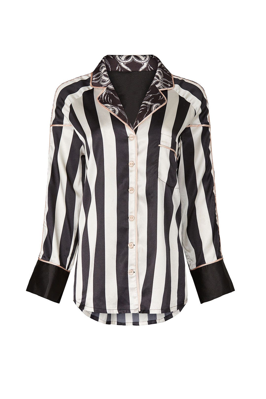 HAHT Striped PJ Shirt by HAH 4