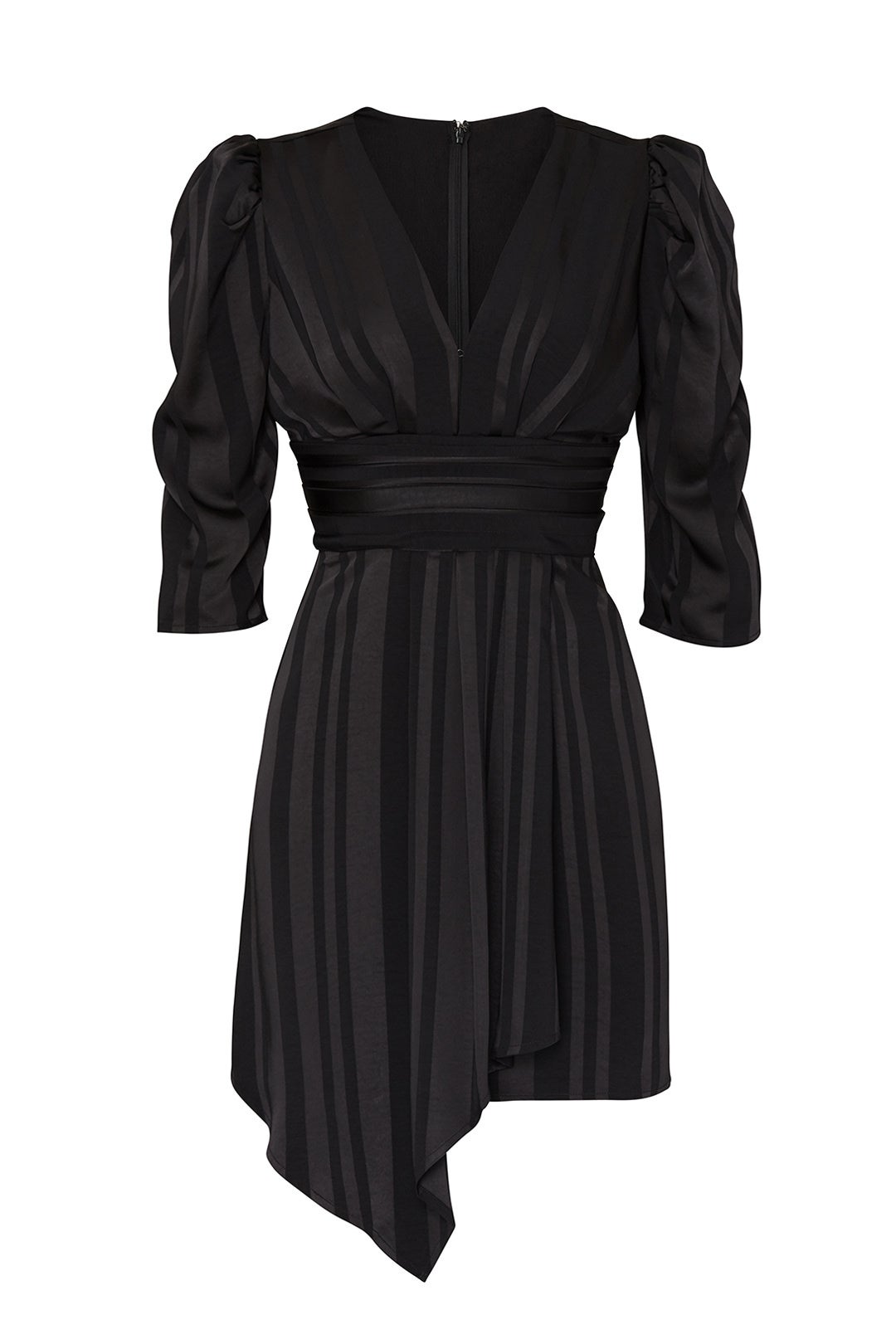Pleated V-Neck Dress by J.O.A. 4