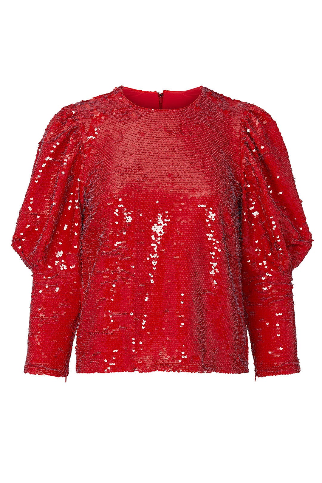 Red Sequin Kyra Top by Allen Schwartz 4