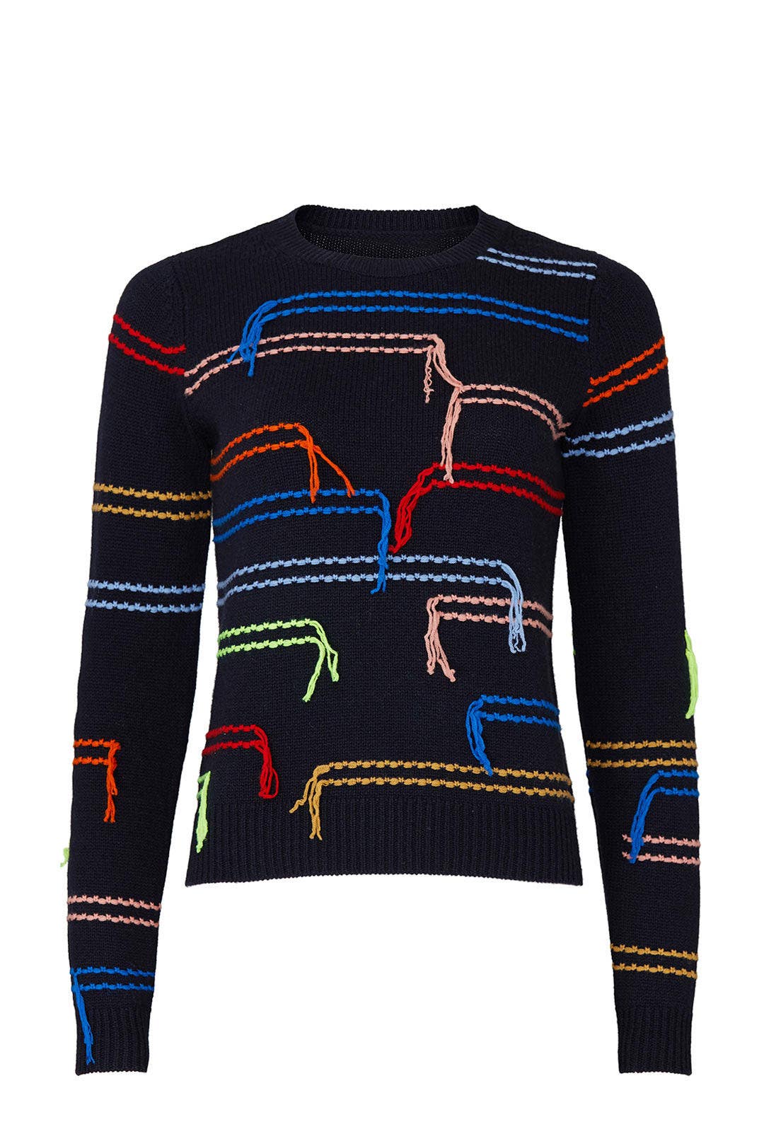 Multi Horizontal Stripe Sweater by Chinti & Parker 4