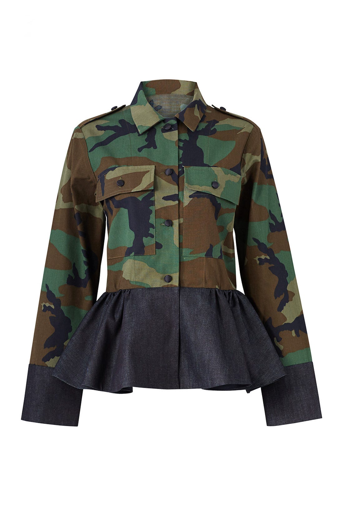 Peplum Camo Jacket by Harvey Faircloth 3