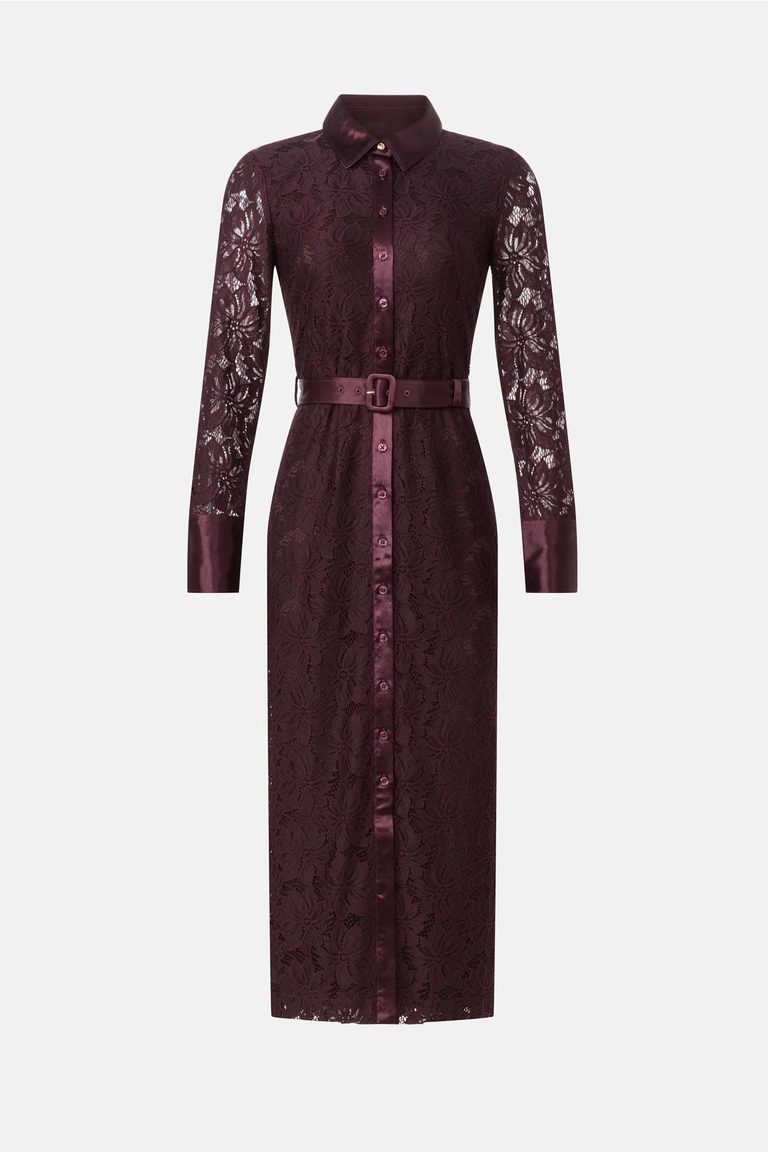 Satin Detail Lace Midi Dress by Derek Lam 10 Crosby x RTR | Rent