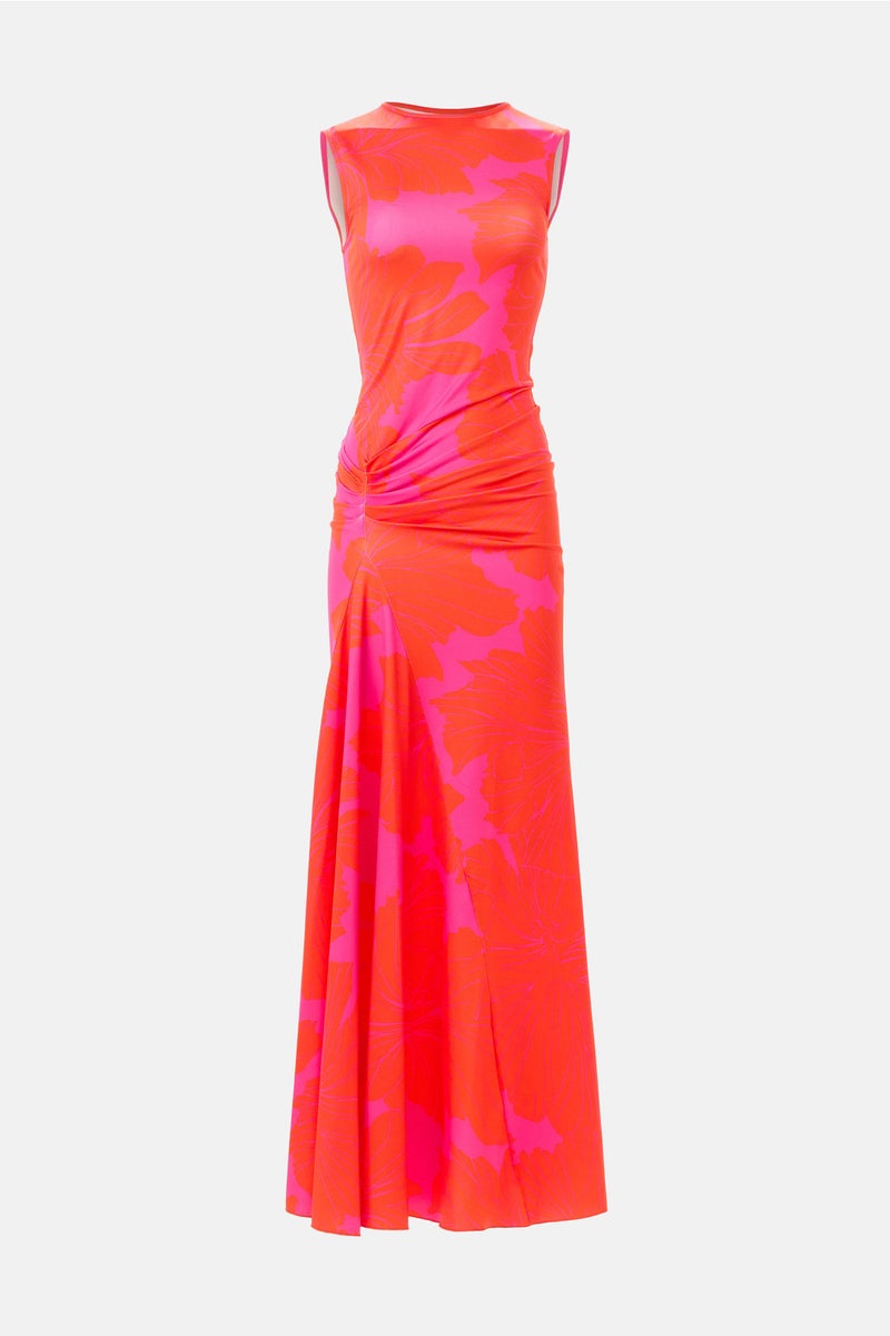 gold off the shoulder evening dress Beaded Fitted Off Shoulder Gown by Ladivine CC477