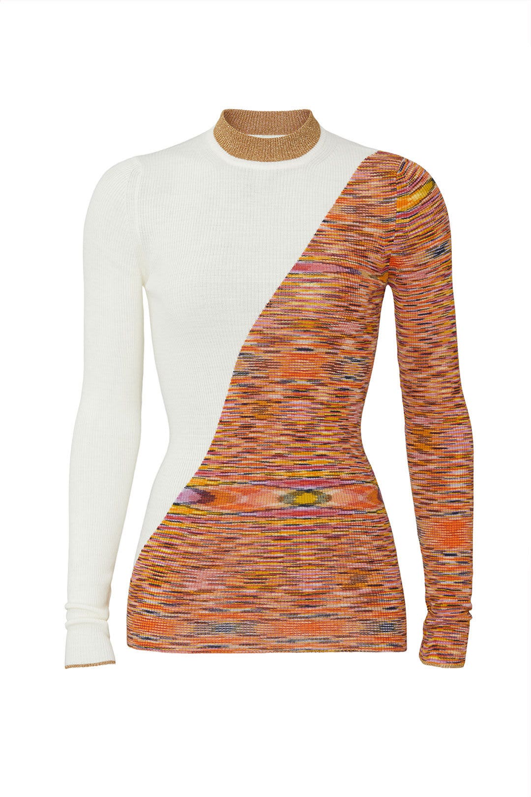 Printed Colorblock Sweater by Missoni