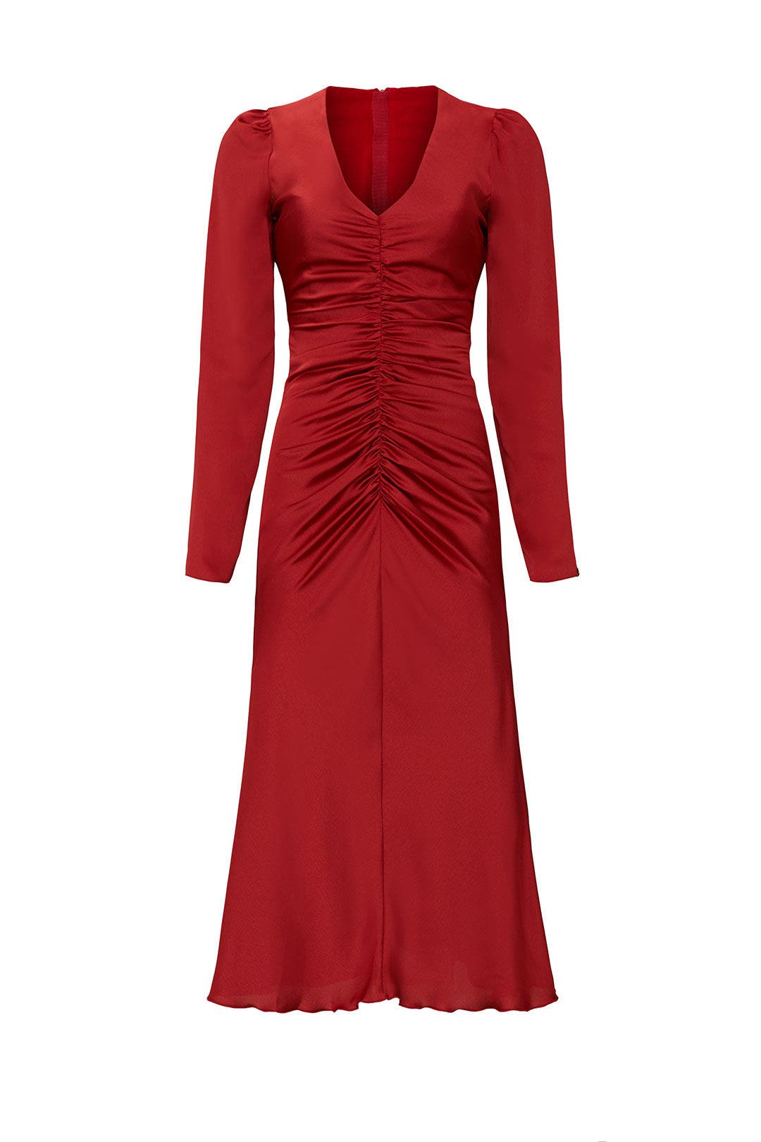 Ruched Midi Dress by NISSA 4