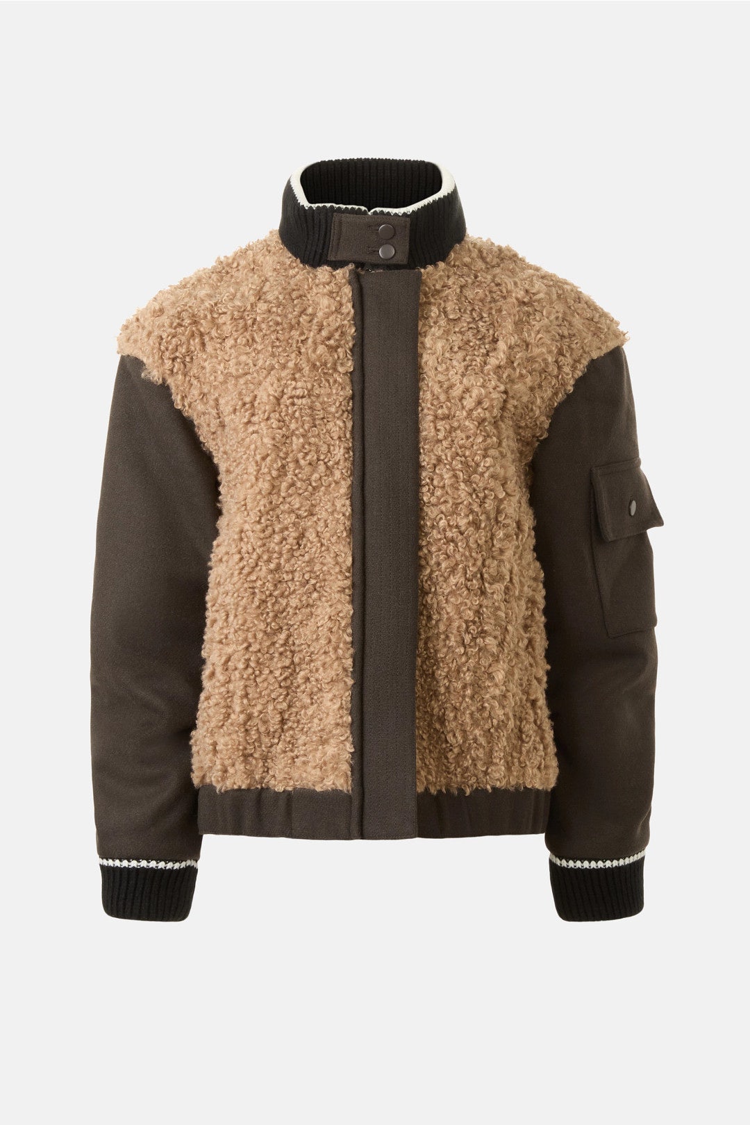 Shearling Bomber Jacket by PLAN C x RTR 4