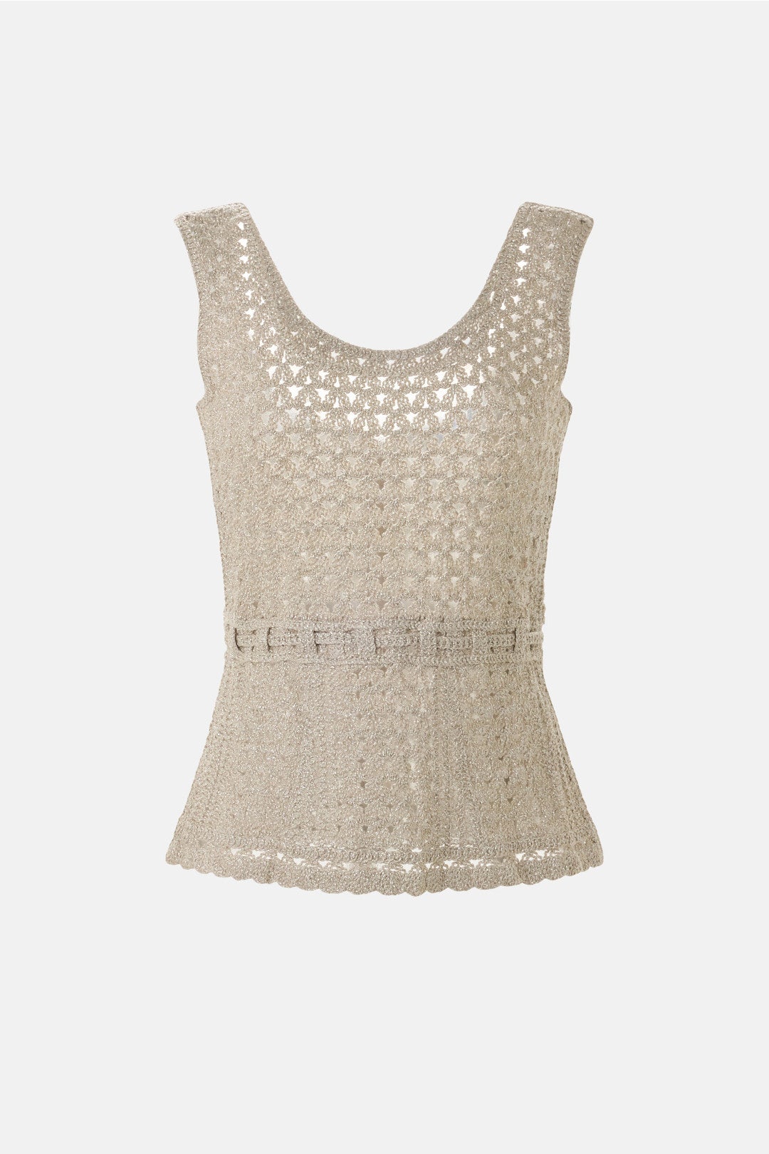Sparkle Crochet Sleeveless Top by Rosetta Getty x RTR