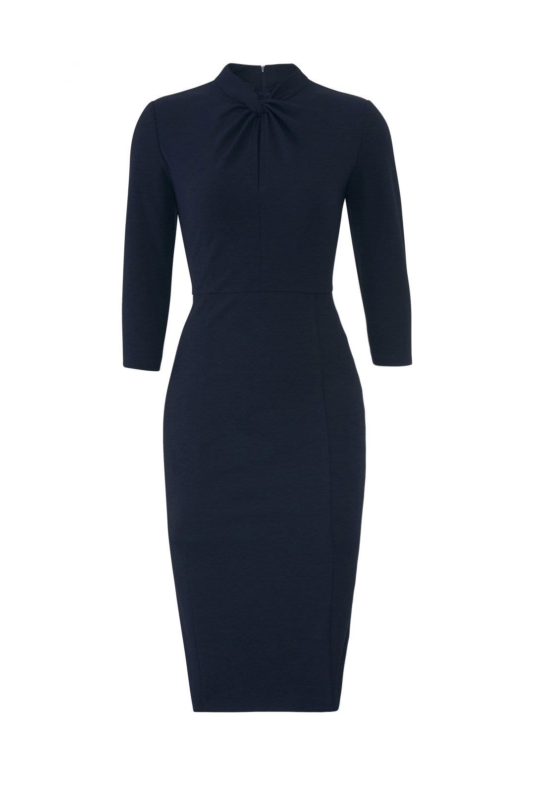 Navy Knot Detail Sheath by Donna Morgan 3