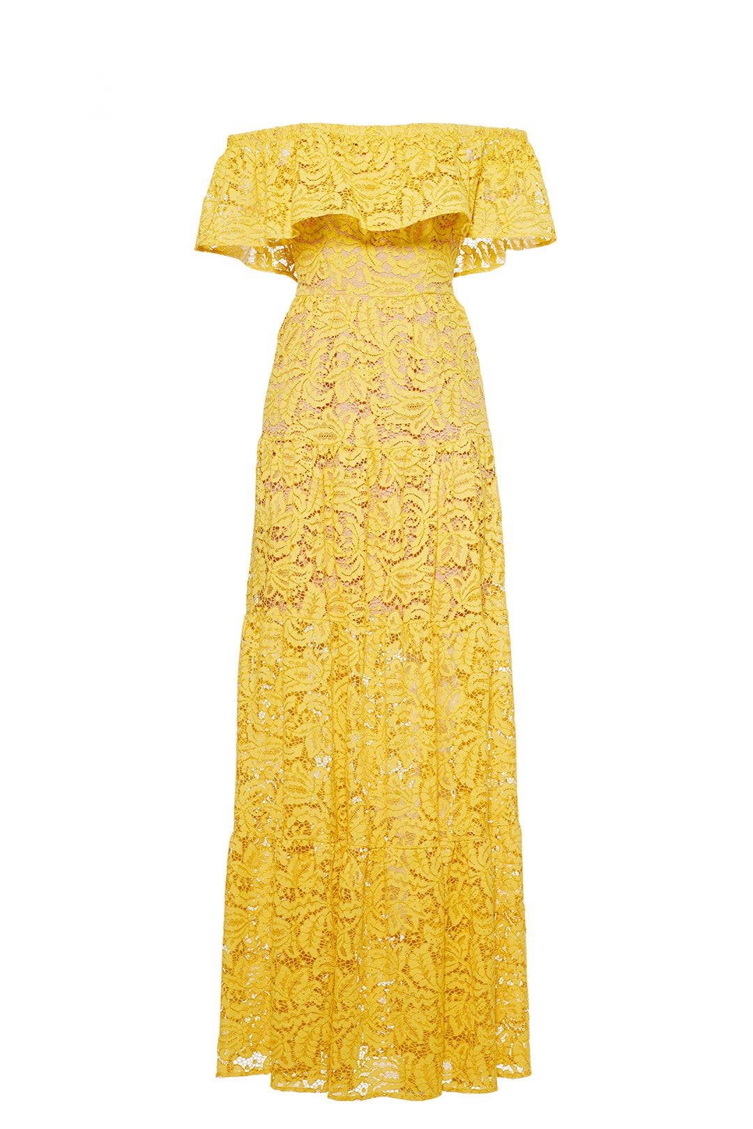 Yellow Reese Maxi by Dress The Population 3