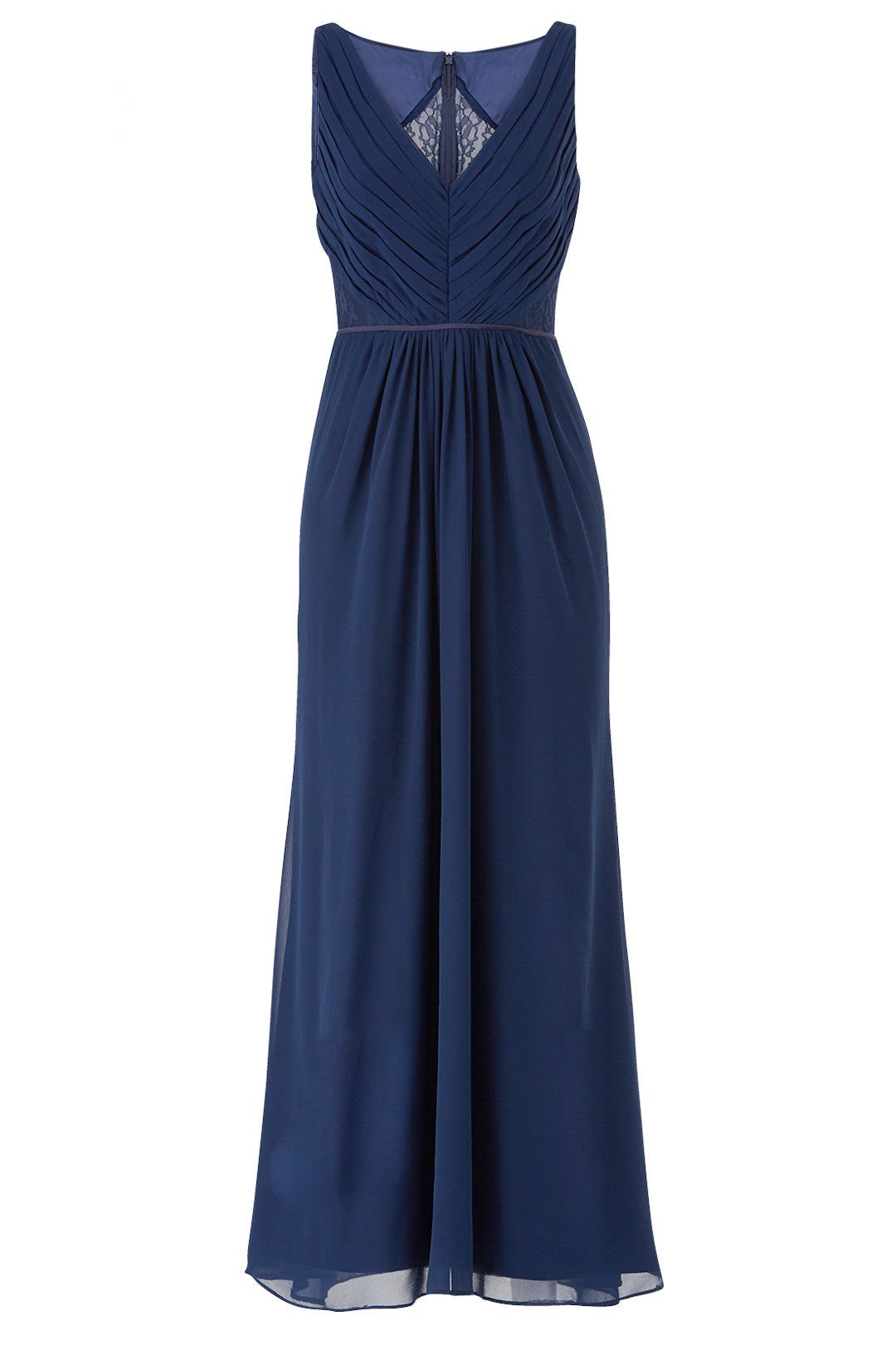 Navy Amalia Gown by Monique Lhuillier Bridesmaid 3