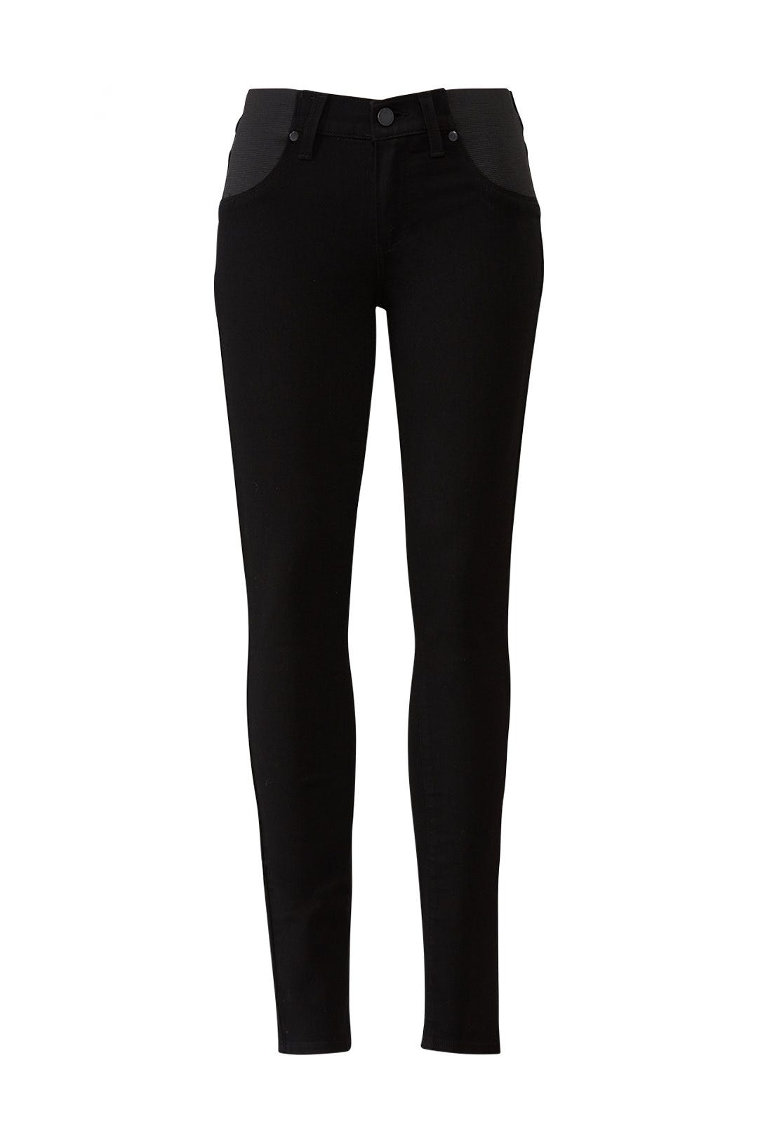 Black Verdugo Maternity Ultra Skinny Jeans by PAIGE