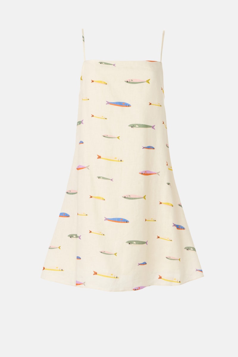 Laura Linen Mini Dress by Staud - Photo 4