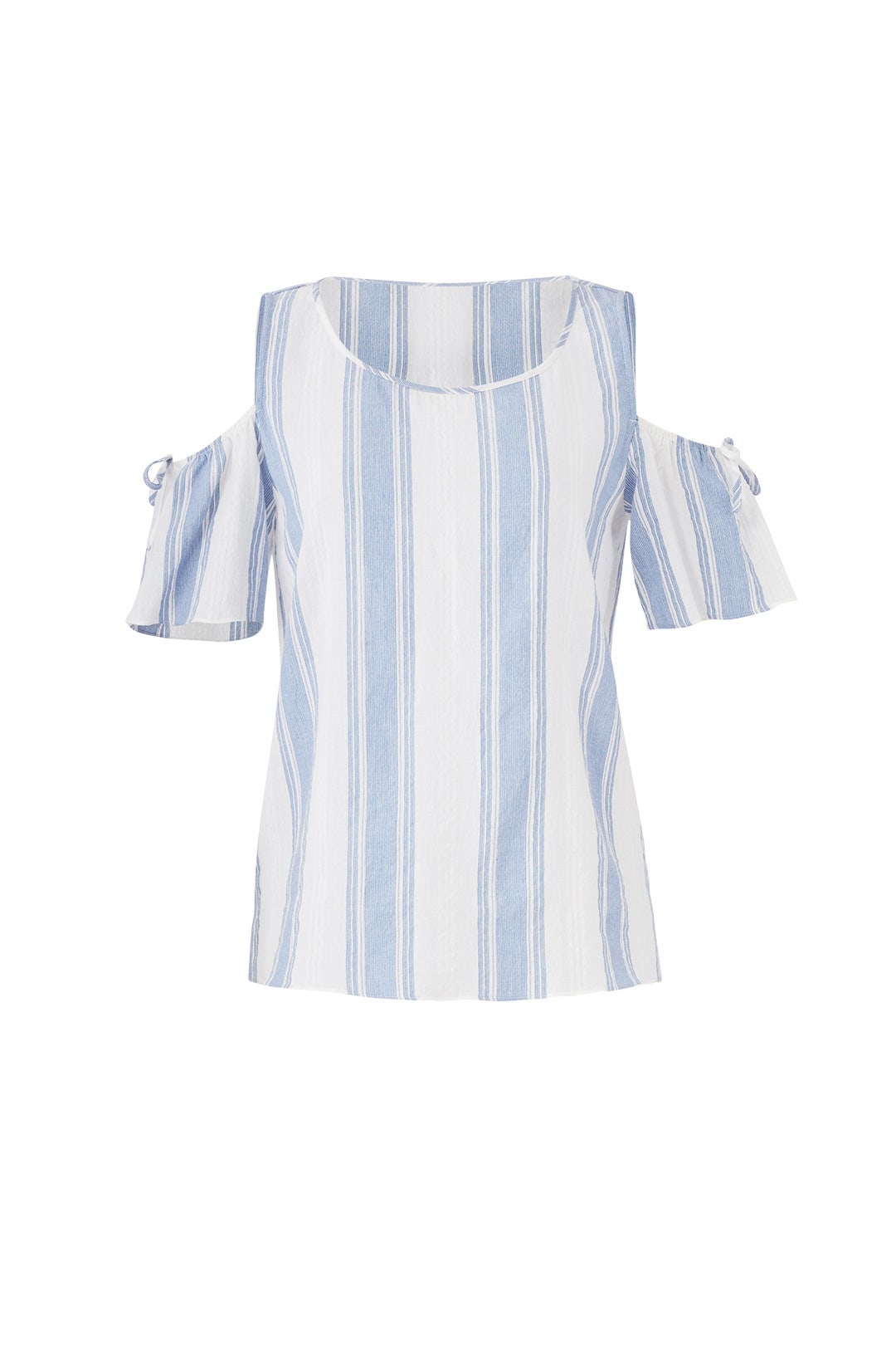 Blue Stripe Mia Tie Top by Cooper & Ella