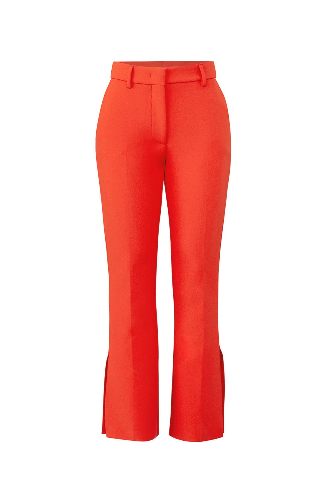 Red Flared Pants by MSGM 3
