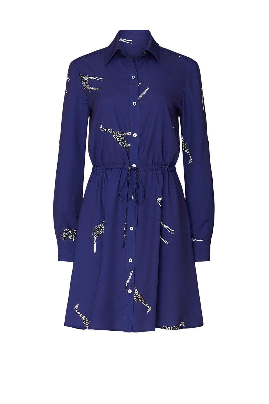 blue giraffe print dress Safari Zoo Giraffe Dress main image 1