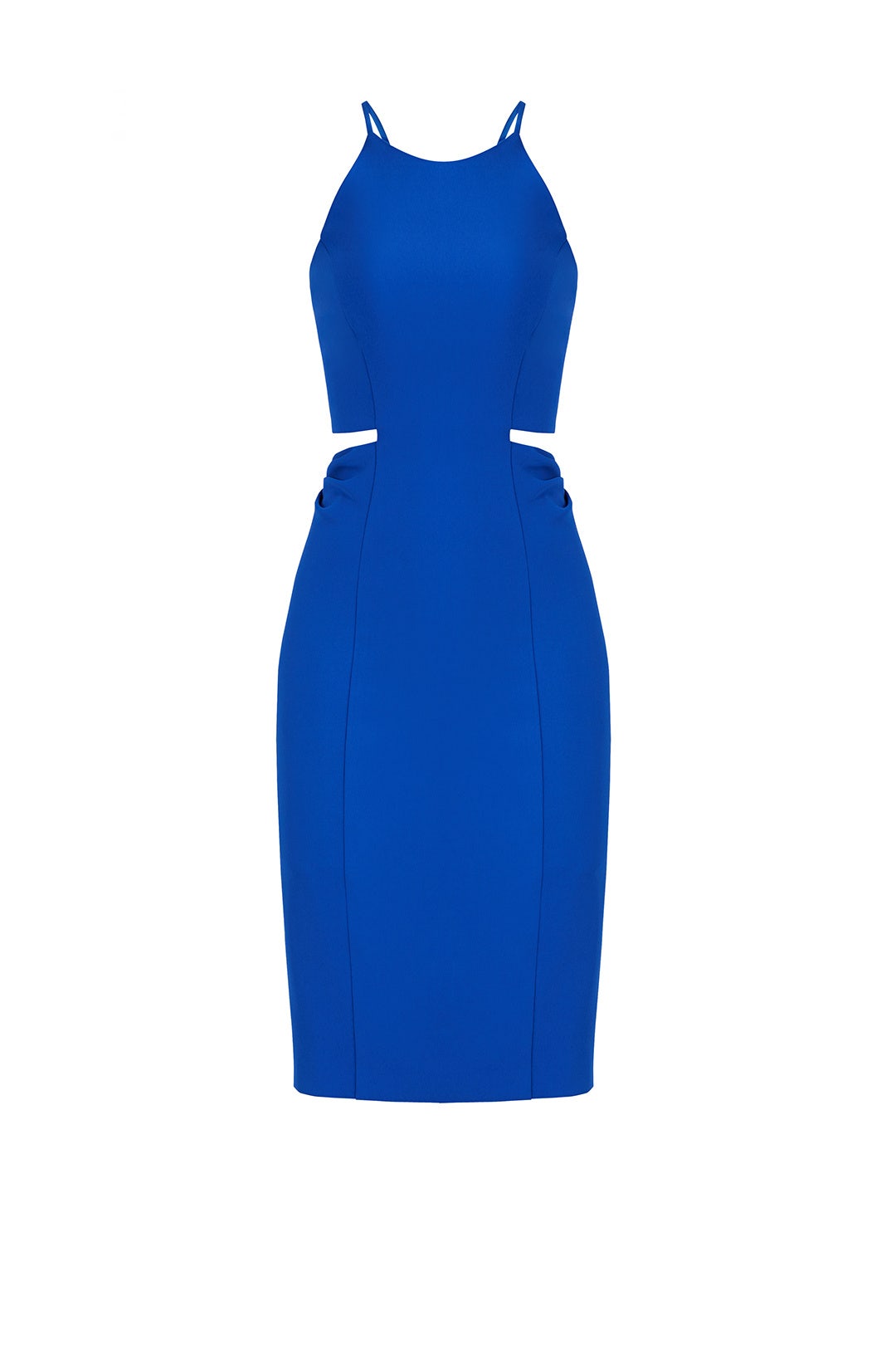 Cobalt Cut Out Sheath by Badgley Mischka 3