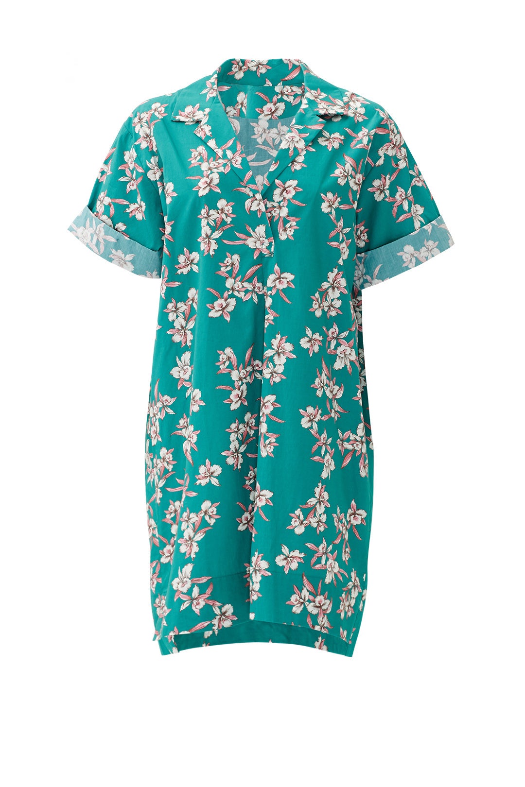 Teal Floral Print Elisa Dress by Corey