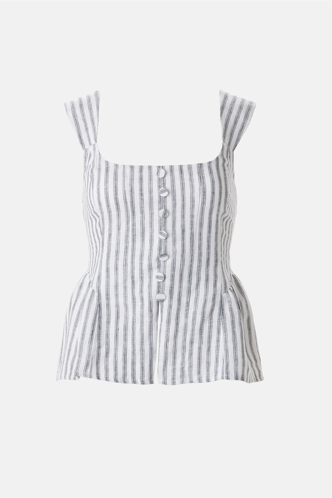 Evie Linen Top by Reformation 4