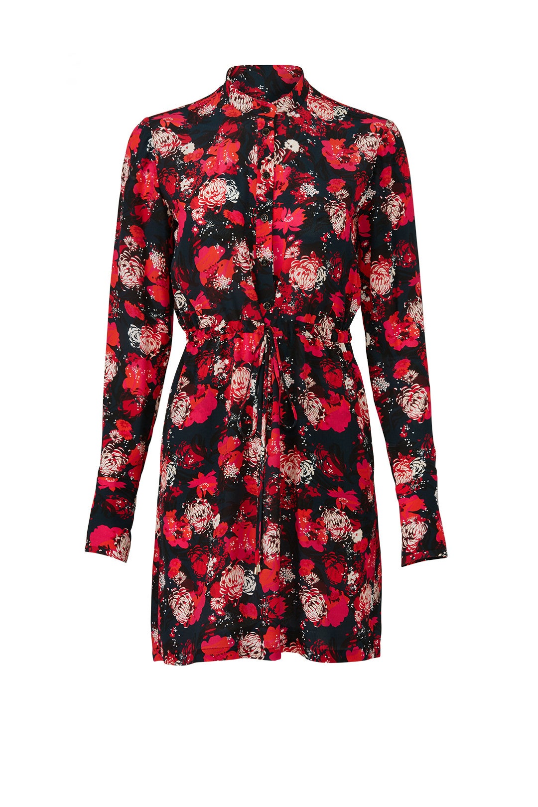 Floral Tie Shirtdress by SALONI 3