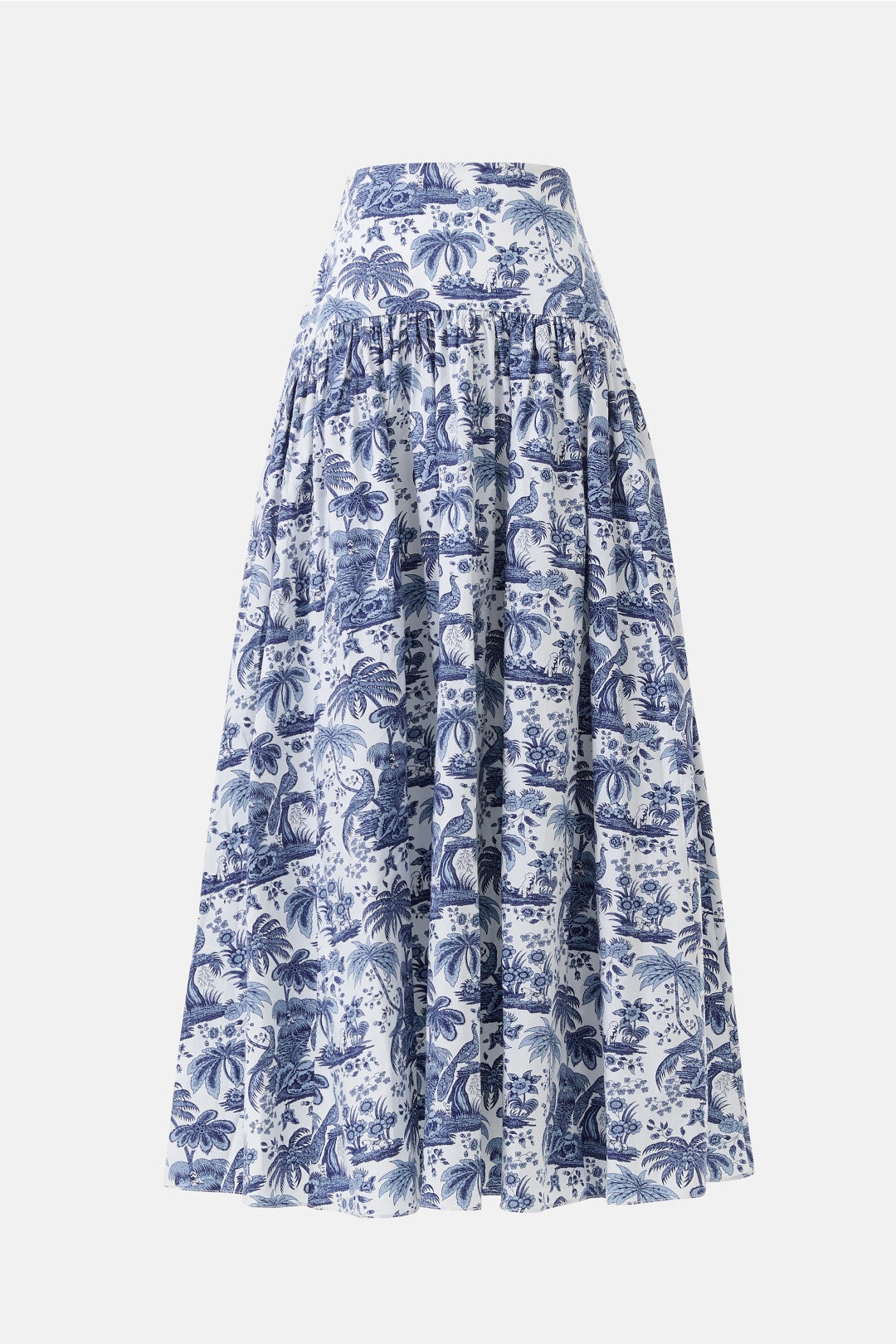 Procida Floral Midi Skirt by Staud 4