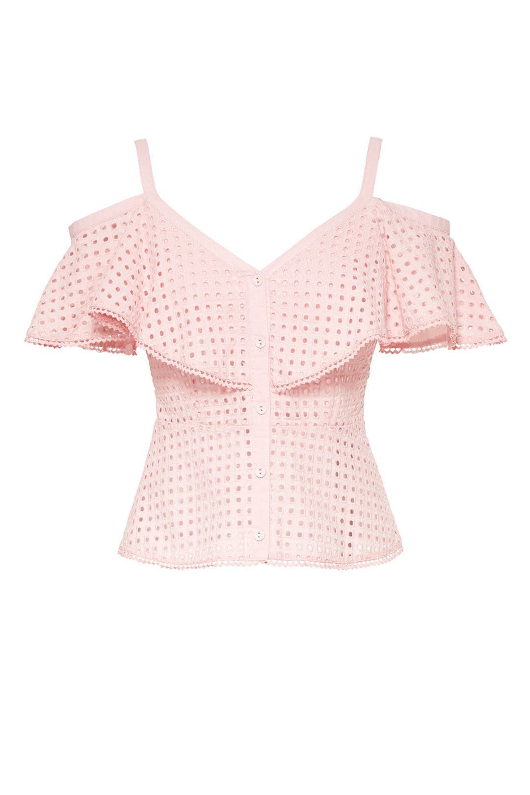 Sheer Eyelet Arletta Top by BB Dakota