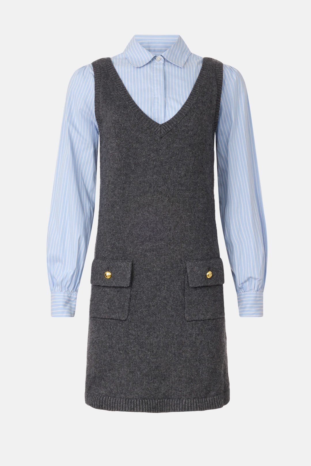 Vivianne Mixed Media Dress by Cinq à Sept 4